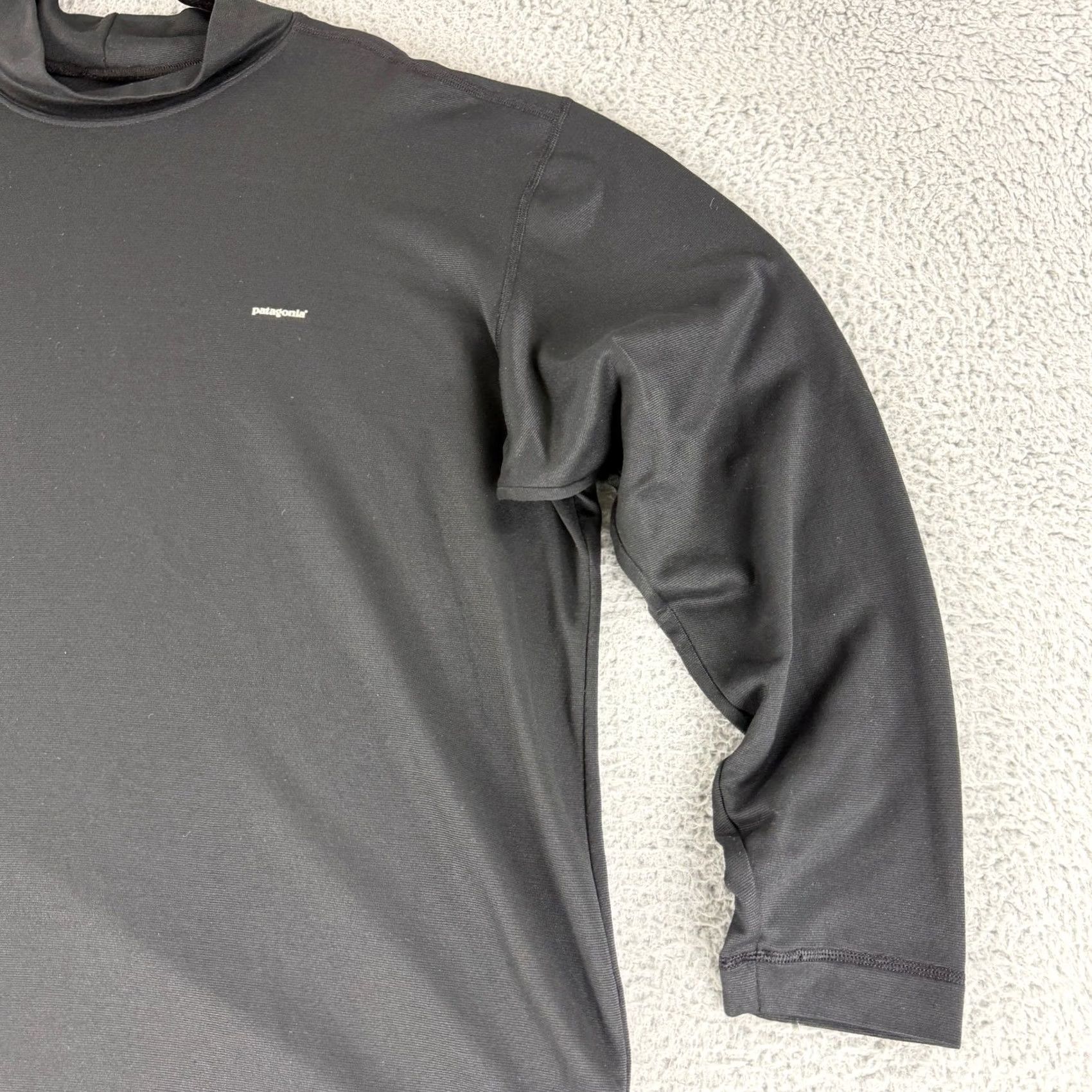 Patagonia VINTAGE Capilene Base Layer Shirt Men XXL Black Mock Neck Long Sleeve Pullover Shirt? Size US XXL / EU 58 / 5 - 3 Thumbnail