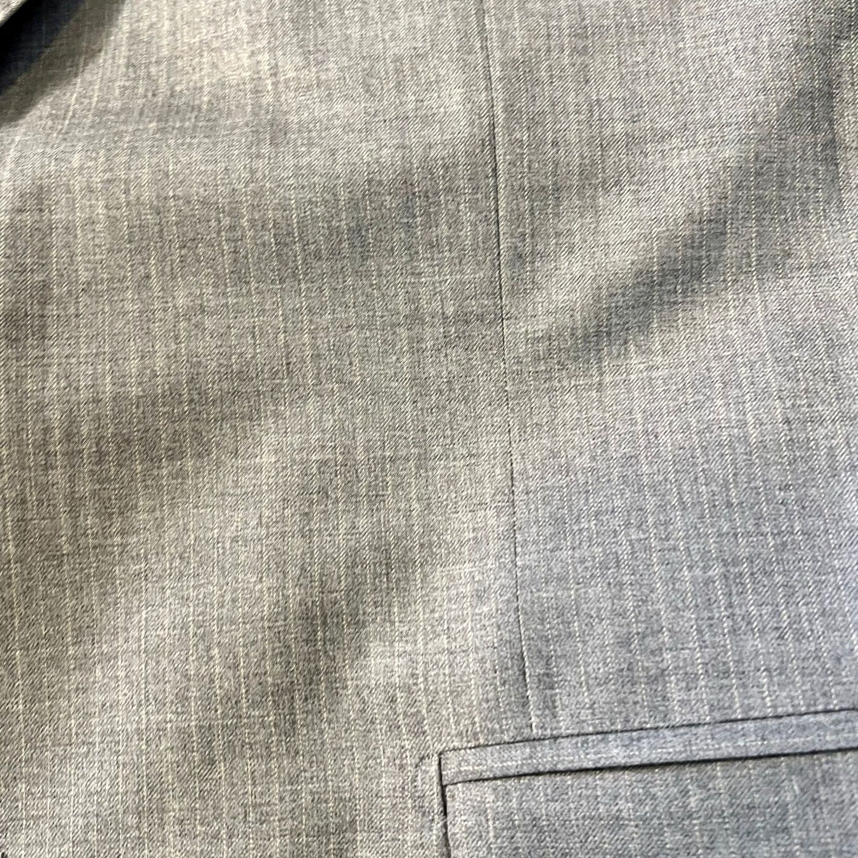 Kenzo ENZO Sport Coat Mens 42 Striped Two Button Double Vented Blazer Gray Coat Mens 42 Gray Enzo Blazer Sport Coat Size 42R - 2 Thumbnail