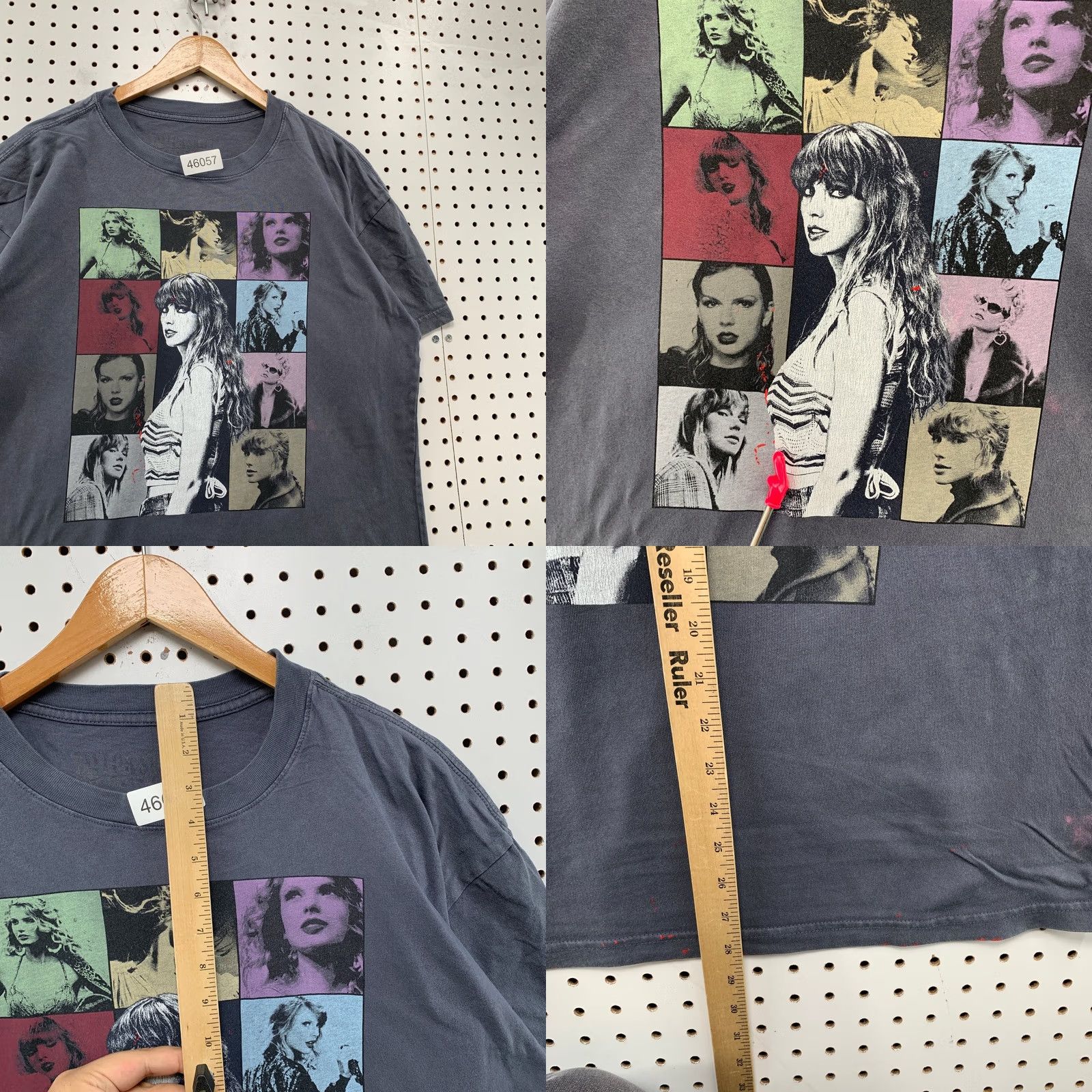 Vintage Taylor Swift Eras Tour Shirt Mens Large Gray 2023 Swifty Tour Pop Music Size US L / EU 52-54 / 3 - 8 Thumbnail