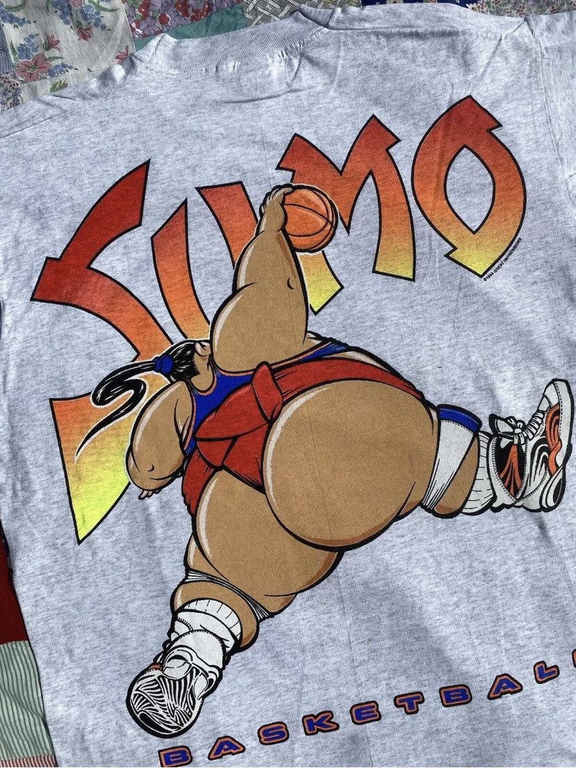 Fruit Of The Loom × Vintage vintage 90s SUMO basketball shirt Size US XL / EU 56 / 4 - 5 Thumbnail