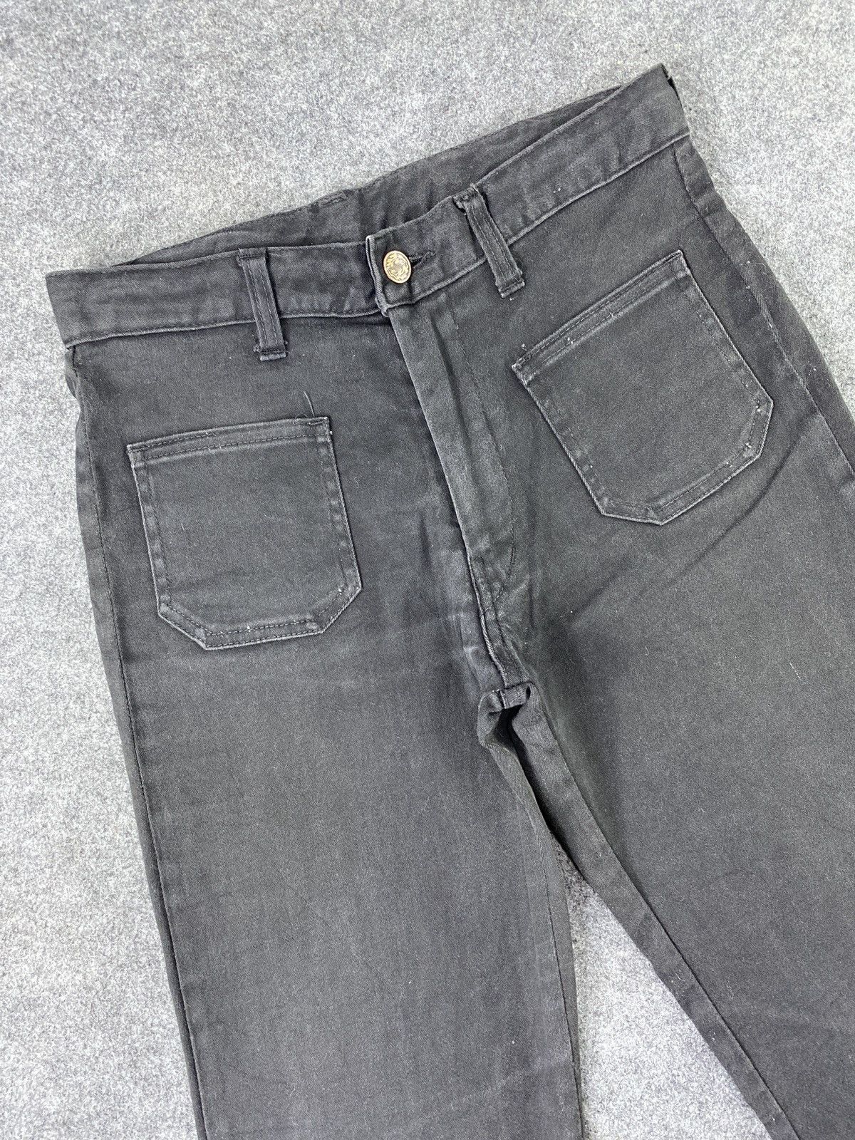 If Six Was Nine × Japanese Brand × Vintage Yankee Blueborn Bootcut Black Denim - J1129 Size US 28 / EU 44 - 3 Thumbnail
