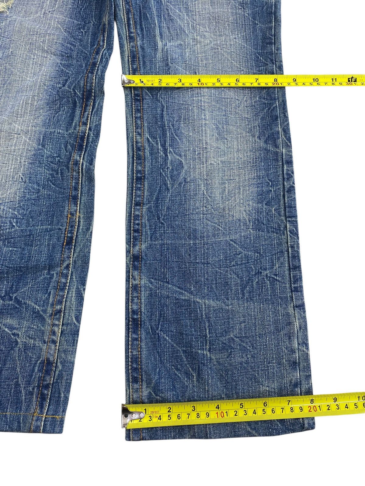Japanese Brand Japanese Brand Thunder Faded Wash Style Loose Jeans Size US 32 / EU 48 - 8 Thumbnail