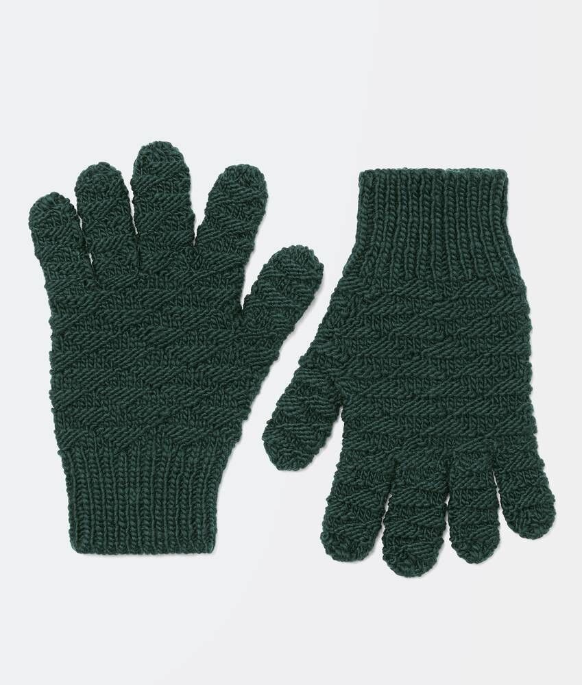 Bottega Veneta o1w1db10125 Size: OS / Gloves in Green Size ONE SIZE - 1 Preview