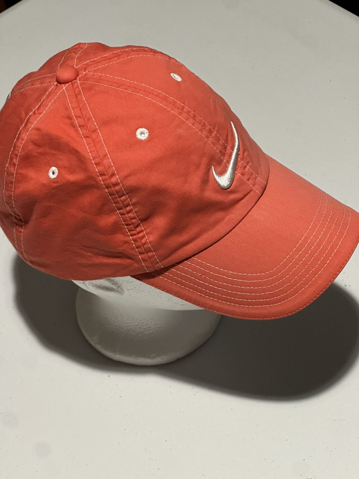 Nike Vtg y2k Nike Golf embroidered swoosh orange Hat Size ONE SIZE - 2 Thumbnail