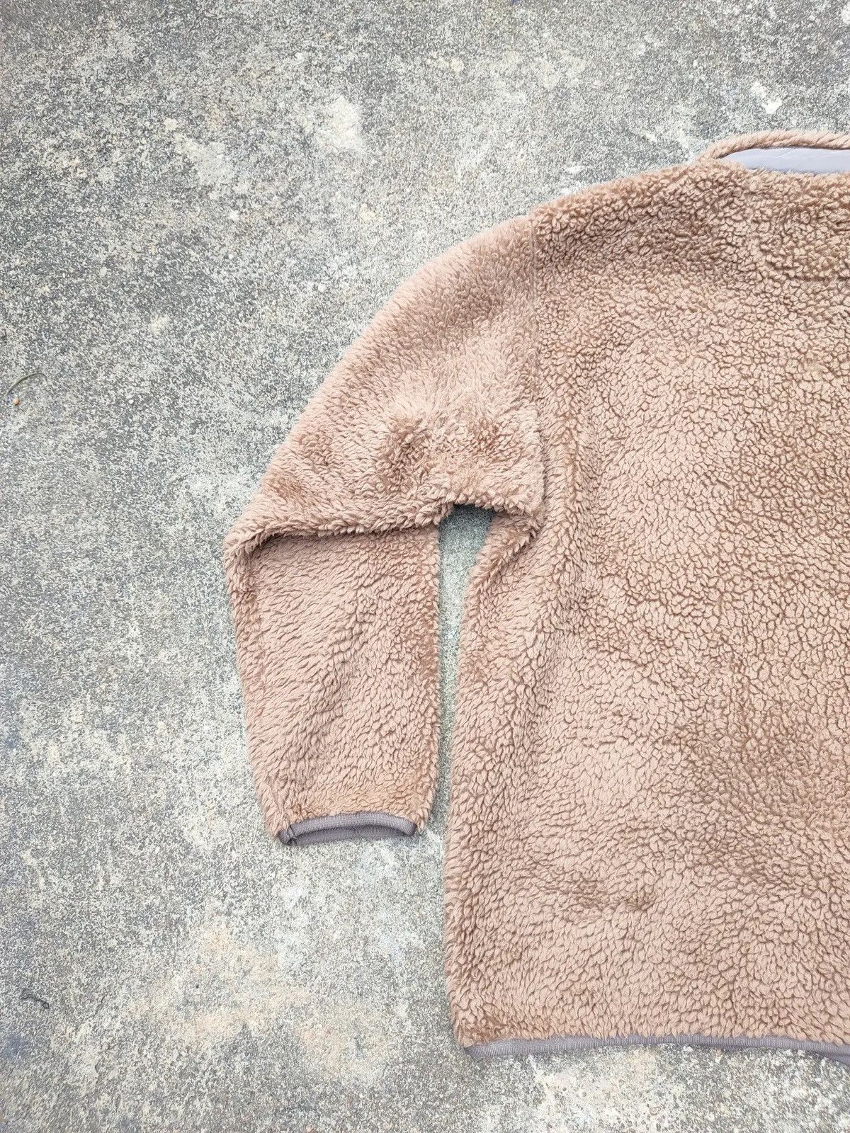 Uniqlo × White Mountaineering UNIQLO x White Mountaineering Brown Sherpa Fleece Pullover Size US L / EU 52-54 / 3 - 6 Thumbnail