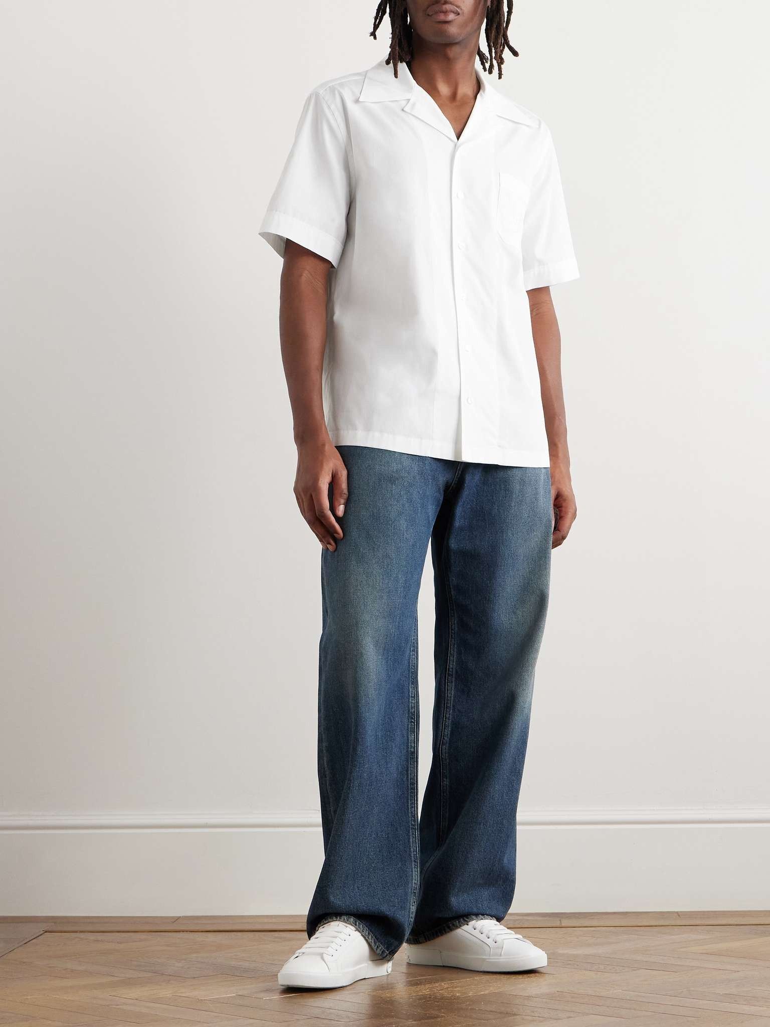 Dolce & Gabbana o1s22i1n0225 Short-sleeved Shirt in White Size US M / EU 48-50 / 2 - 2 Thumbnail