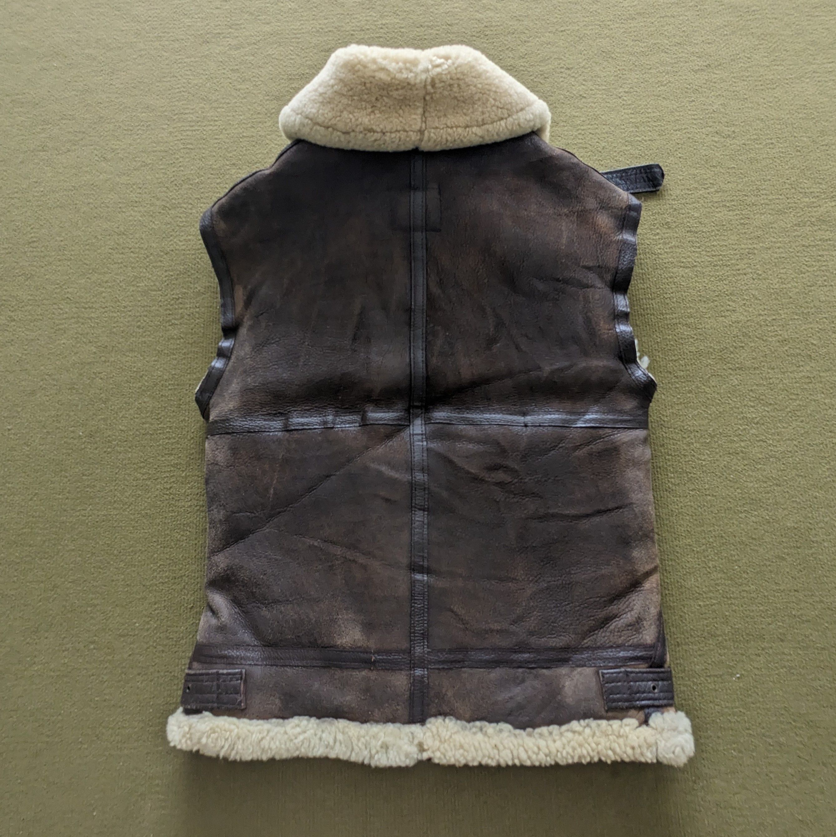 Avirex Vintage AVIREX USA Leather Vest Jacket Size US S / EU 44-46 / 1 - 3 Thumbnail
