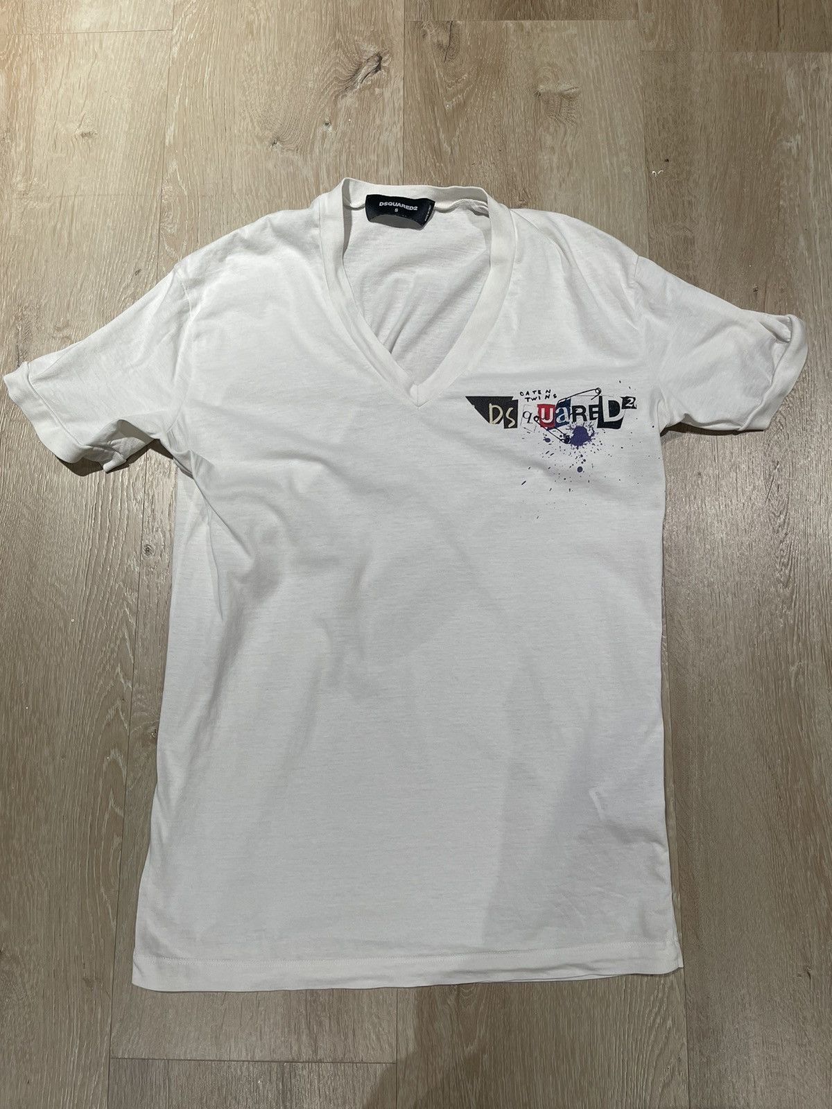 Image of Dsquared2 Tee in White, Men's (Size Small)