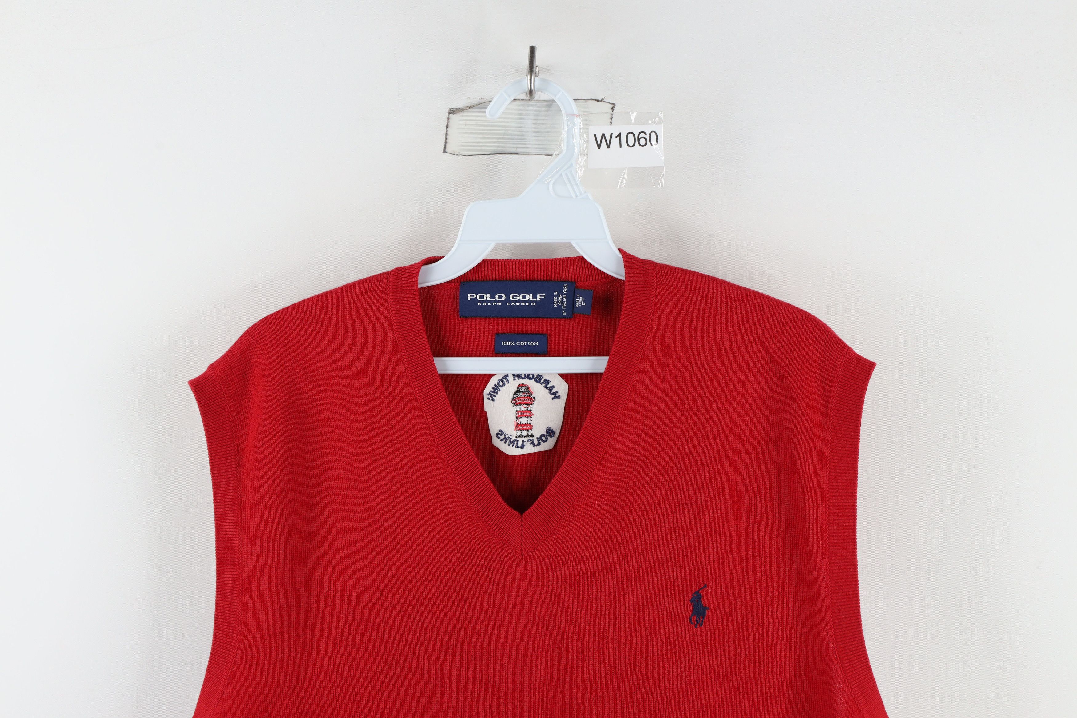 Polo Ralph Lauren Polo Golf Ralph Lauren Cotton Yarn Knit Sweater Vest Red Size US L / EU 52-54 / 3 - 2 Thumbnail
