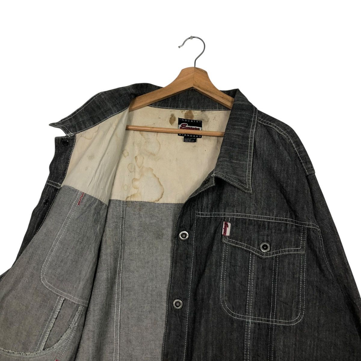 Vintage 🔥VINTAGE DENIM CHORE WORK JACKET ENYCEE ISSEY MIYAKE Size US XXL / EU 58 / 5 - 15 Thumbnail