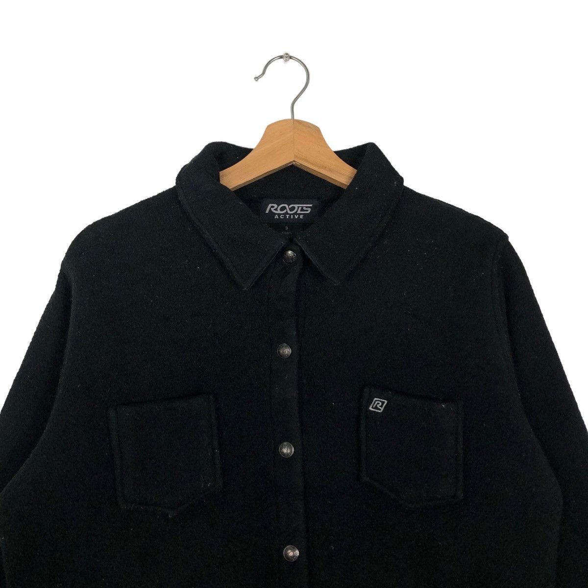 Japanese Brand 🔥90’s Vintage Cropped Wool Jacket Roots Active Biker Size US M / EU 48-50 / 2 - 3 Thumbnail