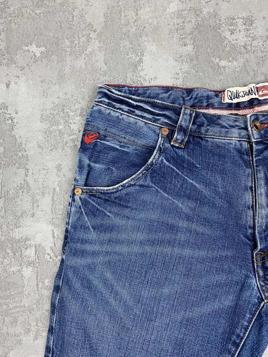 Quiksilver Quiksilver Relaxed Fit Distresed Denim quikjean skate Size US 33 - 4 Thumbnail