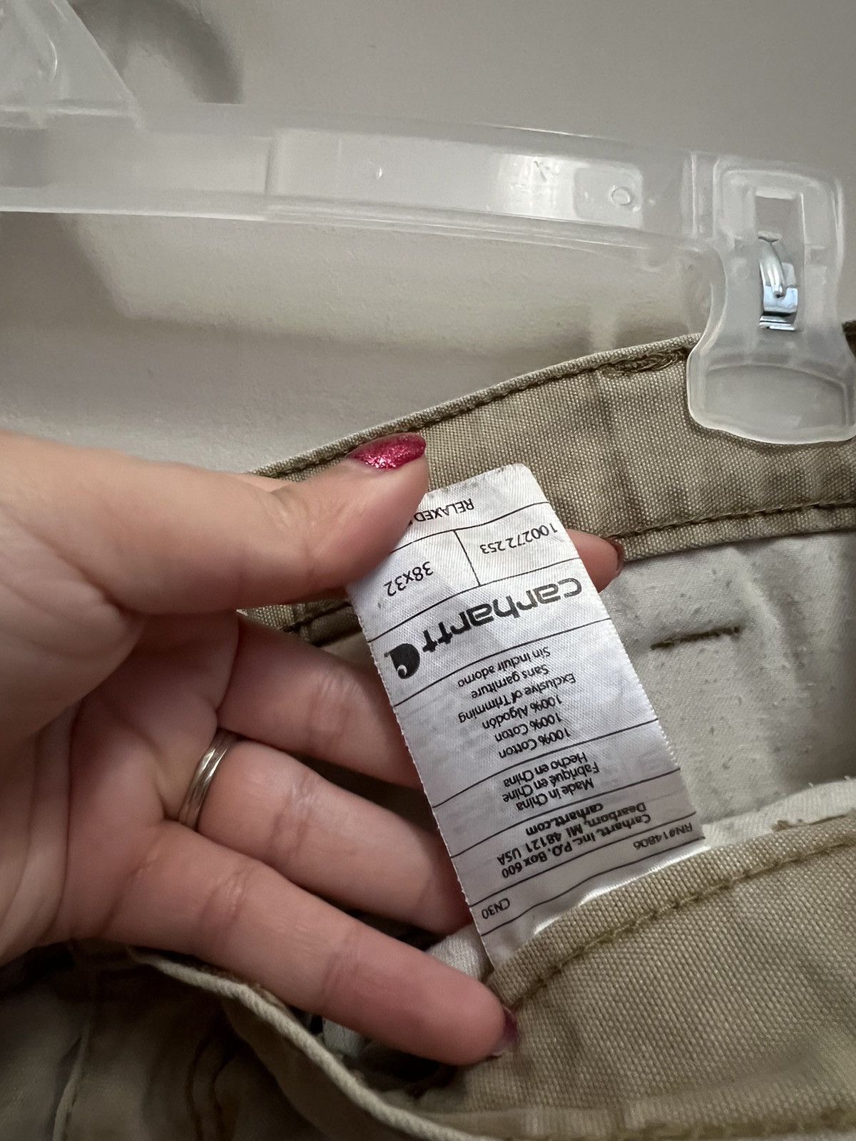 Carhartt × Vintage Vintage Carhartt Thrashed Cargo Pants Size US 38 / EU 54 - 6 Thumbnail