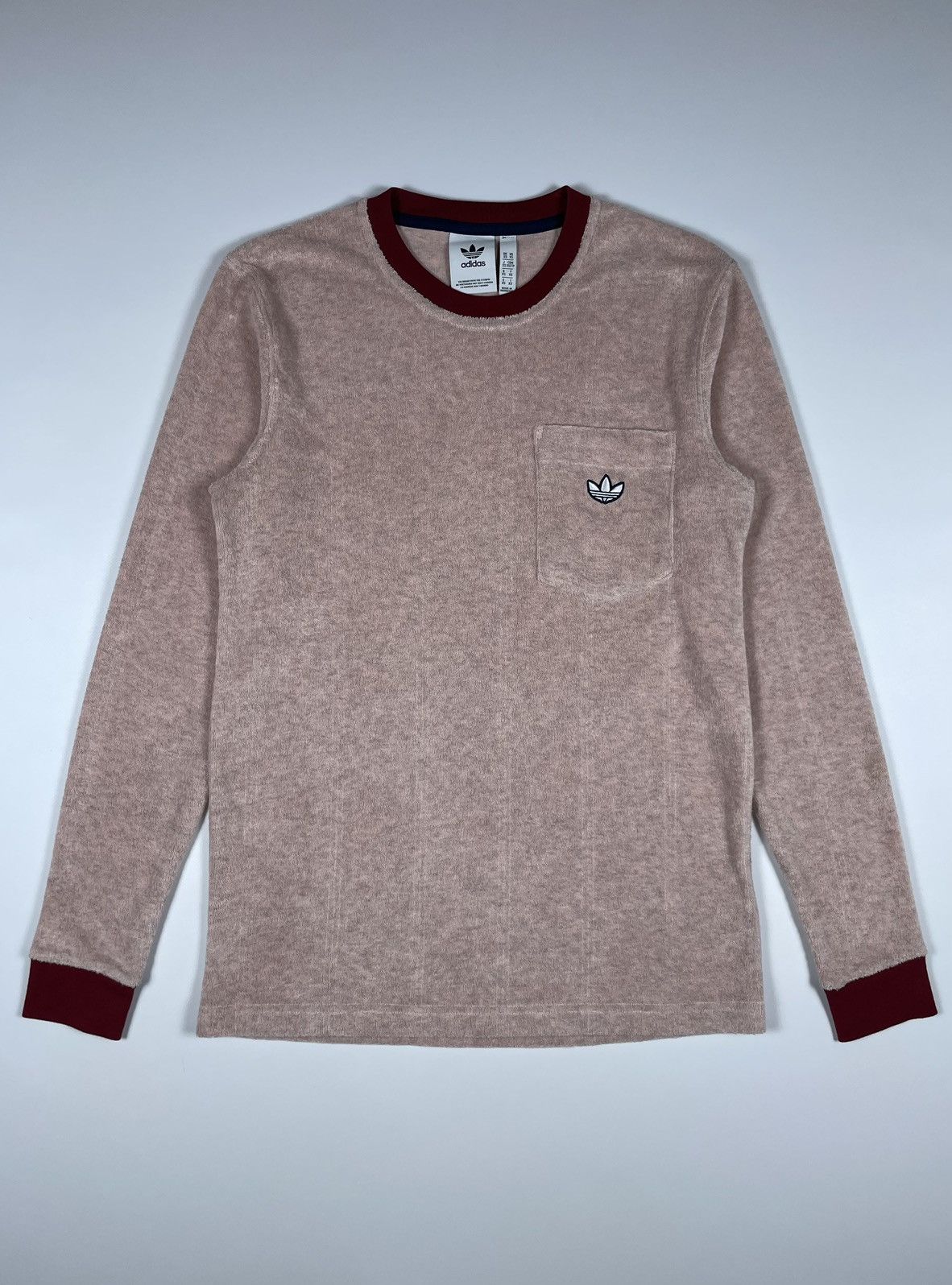 Adidas Adidas Originals Samstag Long Sleeve Terry Pink Size US S / EU 44-46 / 1 - 1 Thumbnail