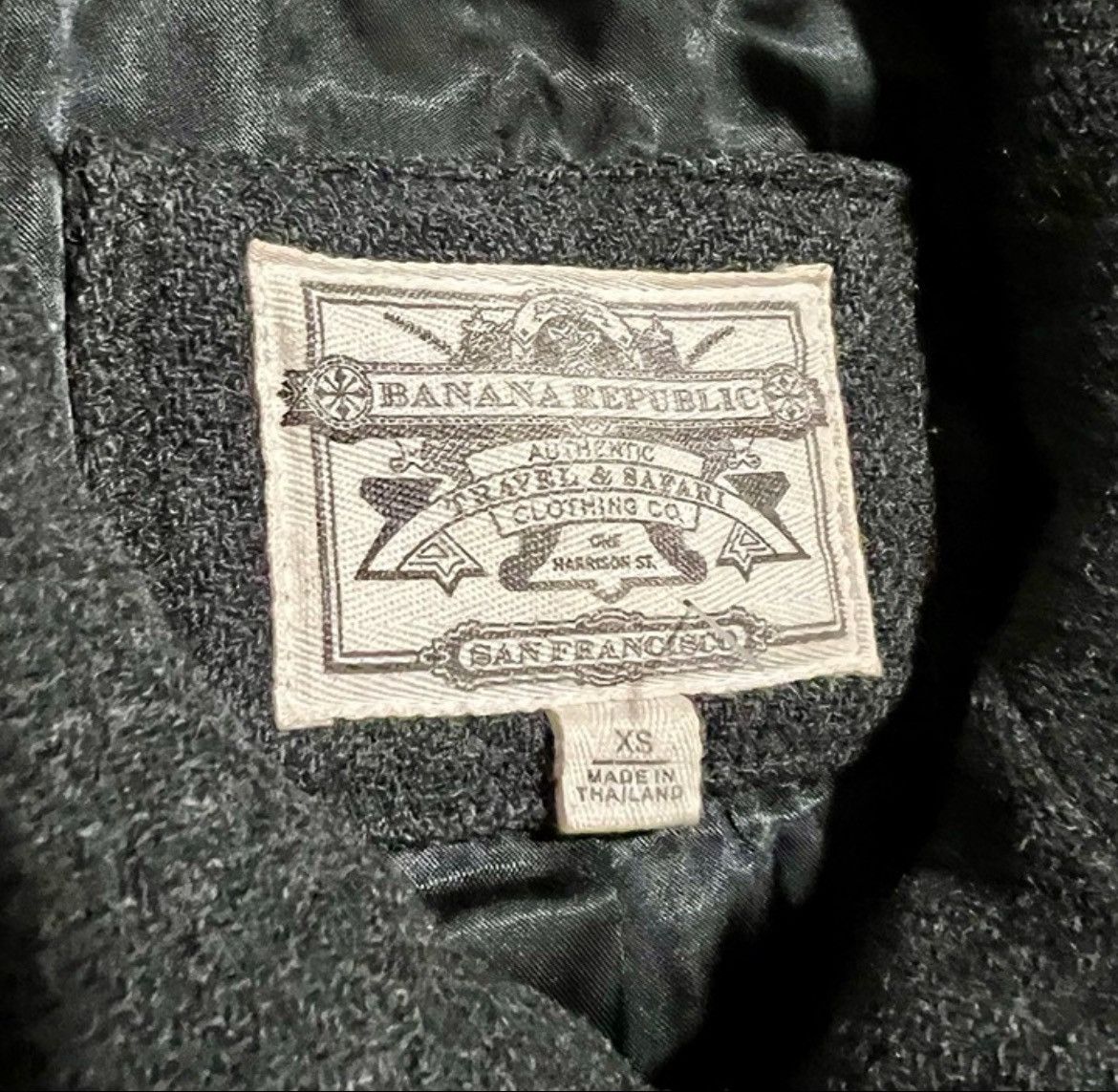 Banana Republic Banana Republic Travel & Safari Vintage Wool Jacket Size XS / US 0-2 / IT 36-38 - 4 Thumbnail