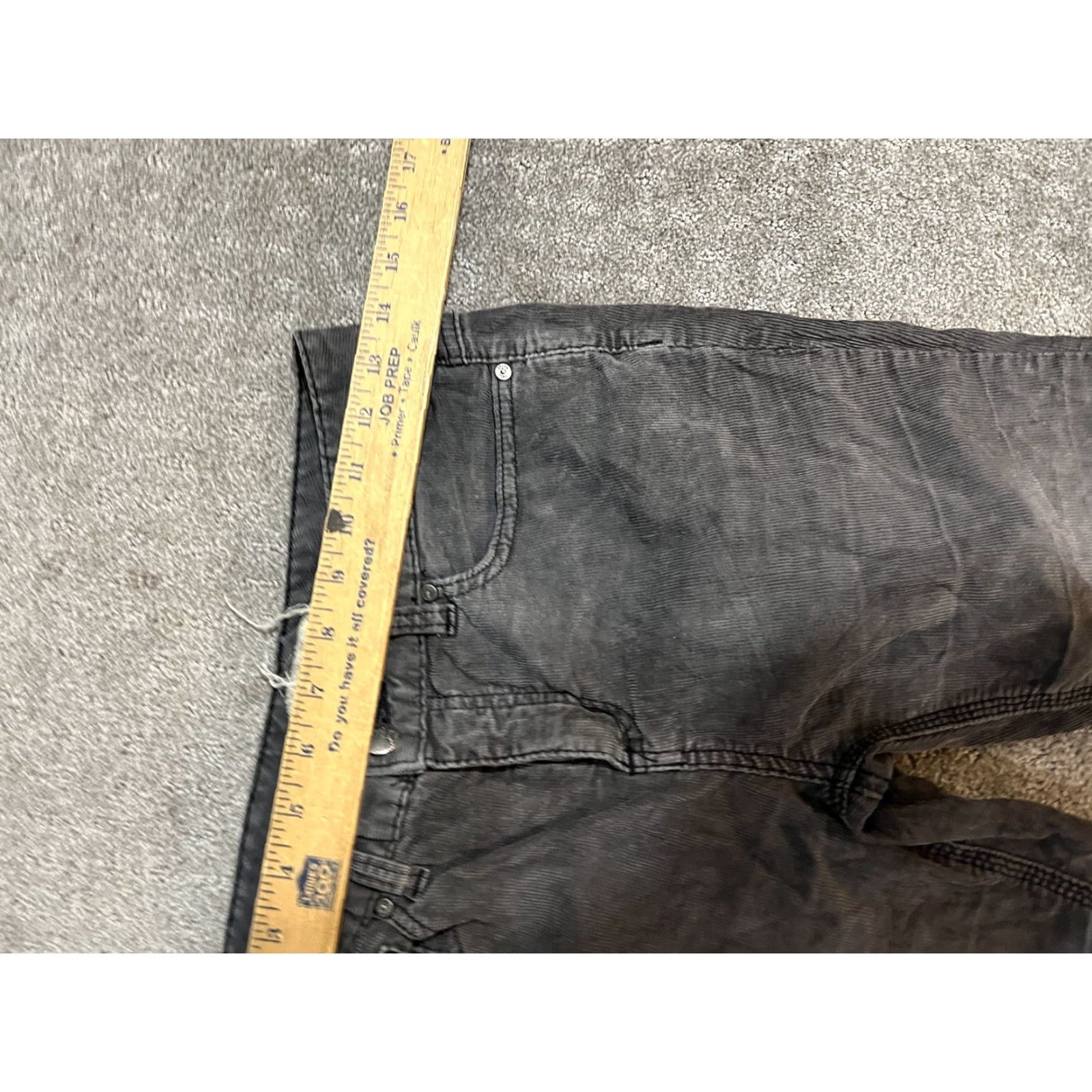 Free People VINTAGE Free People Black Corduroy Skinny Pants Womens 26 X 30 Boho Retro Stretch Inseam 31 Fall Winter Size 26" / US 2 / IT 38 - 5 Thumbnail