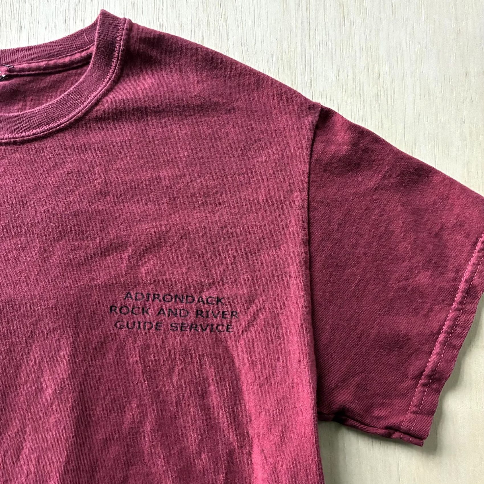 Vintage Rock And River Shirt Mens Small Red Adirondack Guide Service Hiking Tee T-Shirt Size US S / EU 44-46 / 1 - 3 Thumbnail