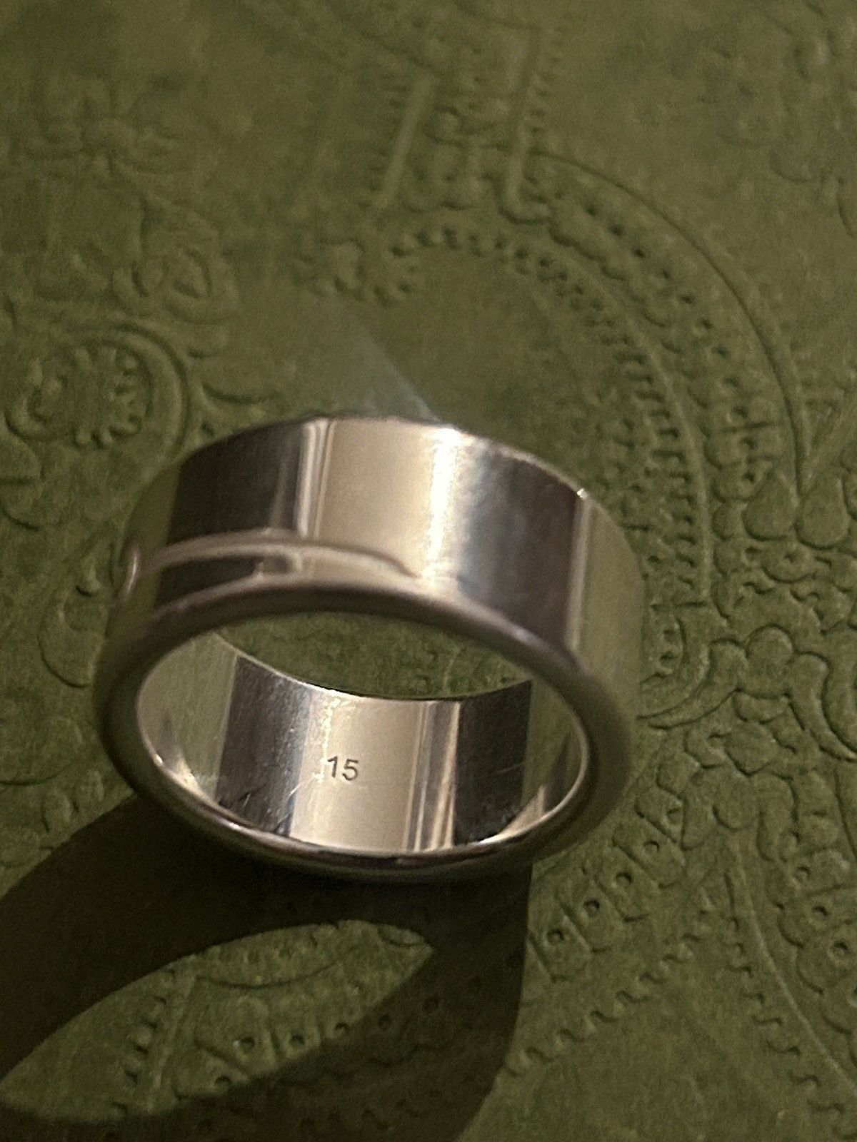Gucci Gucci Interlocking G Silver 925 Gucci Tag Ring 774053 Size ONE SIZE - 6 Thumbnail