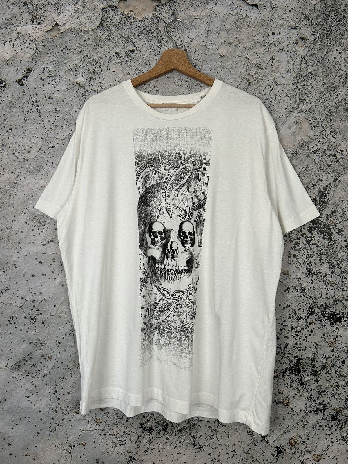 Diesel × Vintage Vintage Diesel Y2K Horror Skull Graphic Tee 00s Punk Size US XXL / EU 58 / 5 - 1 Thumbnail