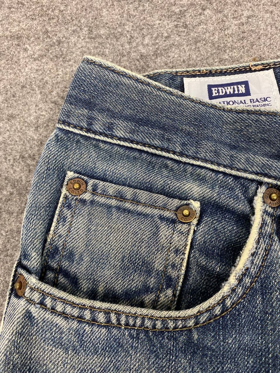Edwin vintage edwin distressed denim nice design Size US 32 / EU 48 - 12 Thumbnail