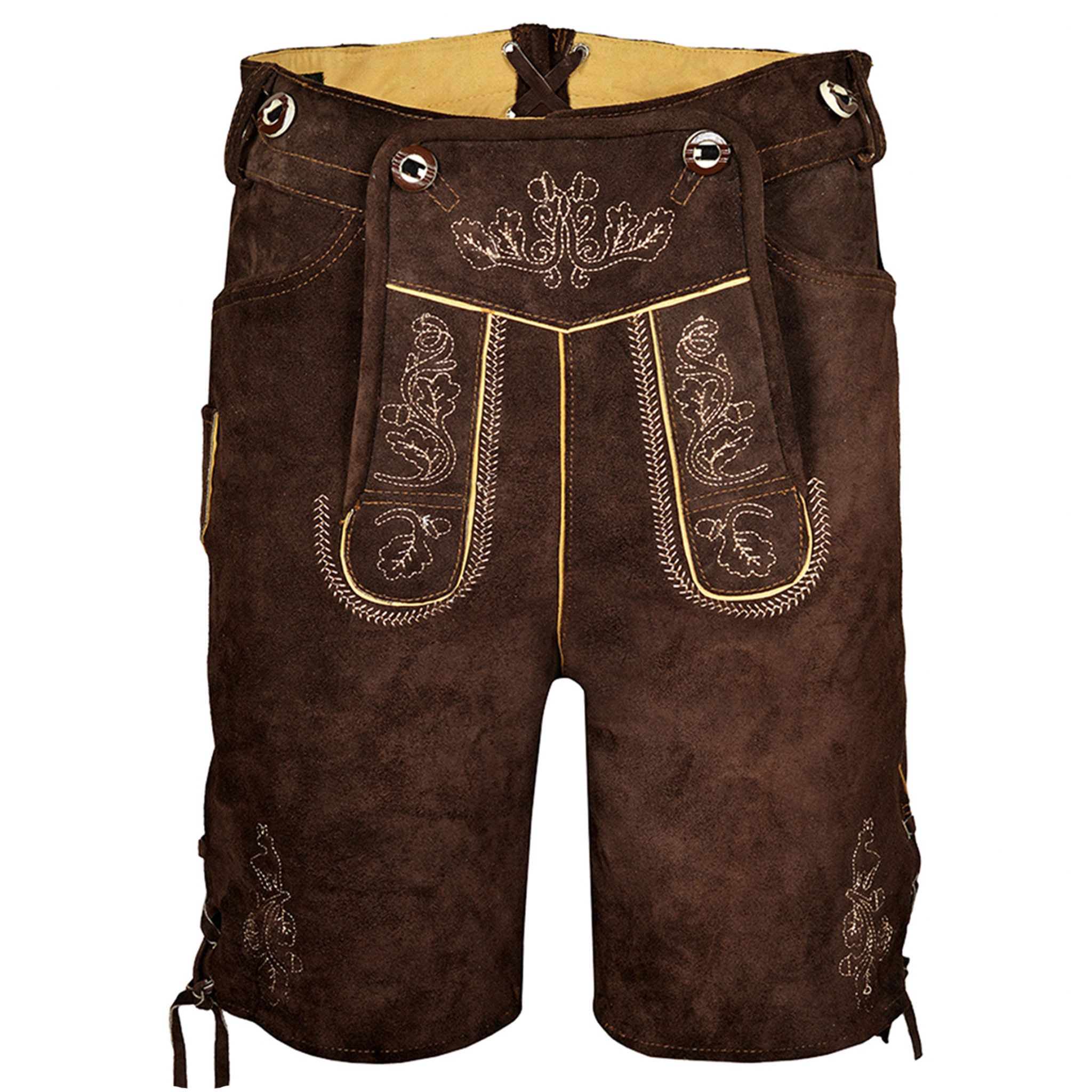 Other Lederhosen Men Oktoberfest Costume Trachten Beer Festival Size US 30 / EU 46 - 2 Thumbnail