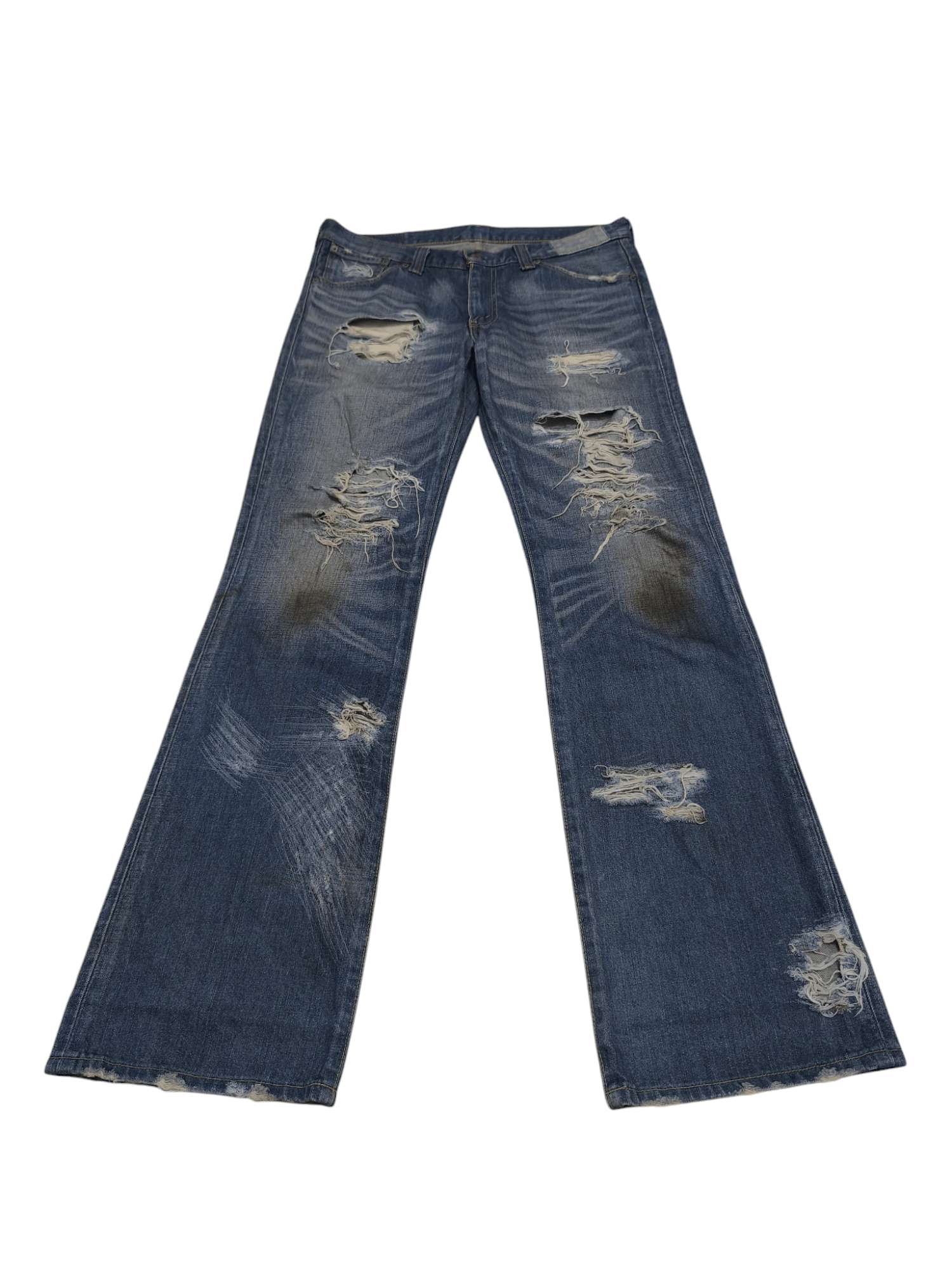 Levi's × Levi's Vintage Clothing × Vintage Vintage Levis 517 distressed flare denim Size US 36 / EU 52 - 2 Thumbnail