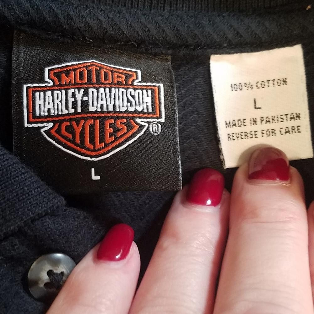 Harley Davidson Harley-Davidson Polo Size Large Size US L / EU 52-54 / 3 - 3 Thumbnail