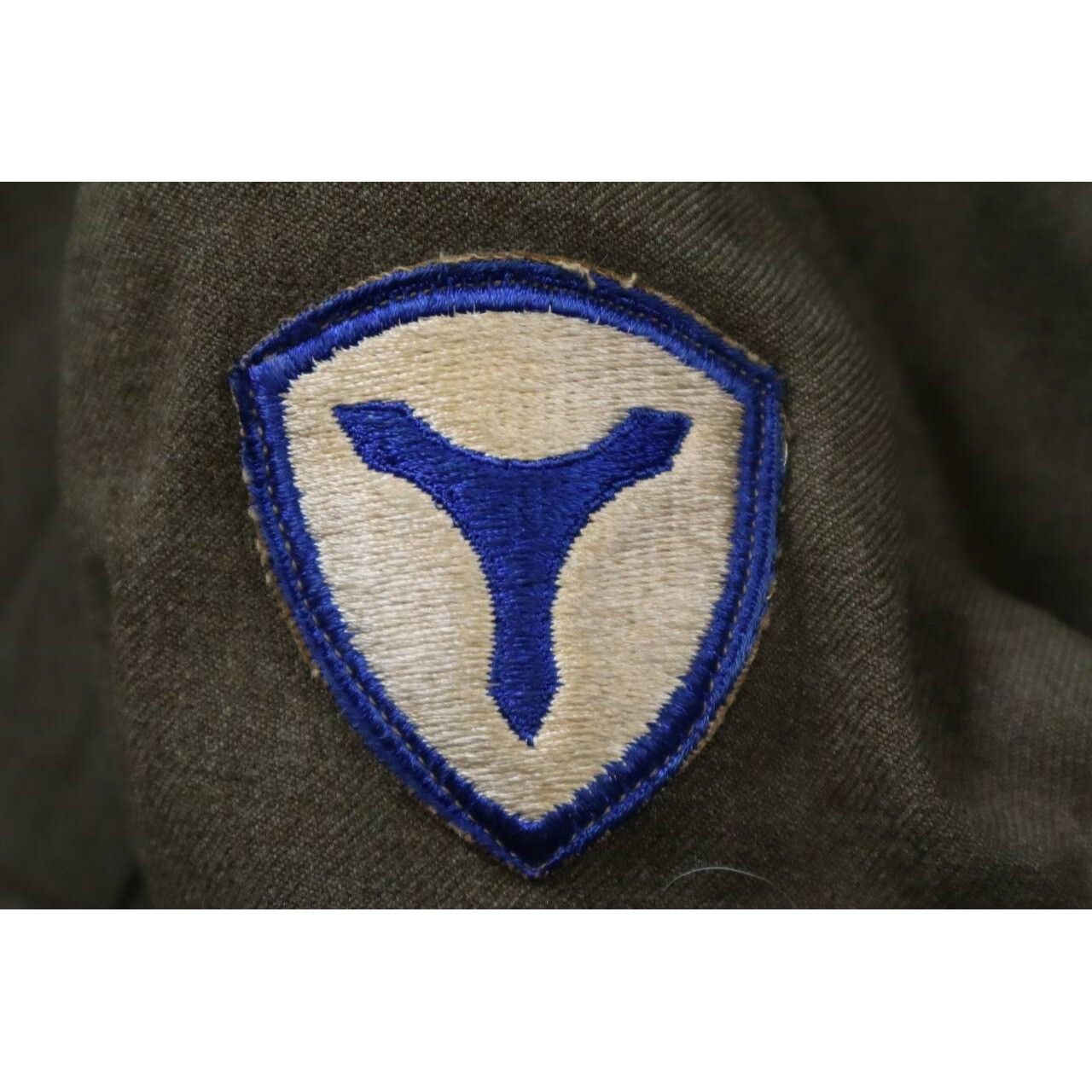 Vintage WWII USAAF 3rd Service Ike Jacket Cut-Down Sz 36L AAF Size US L / EU 52-54 / 3 - 8 Thumbnail