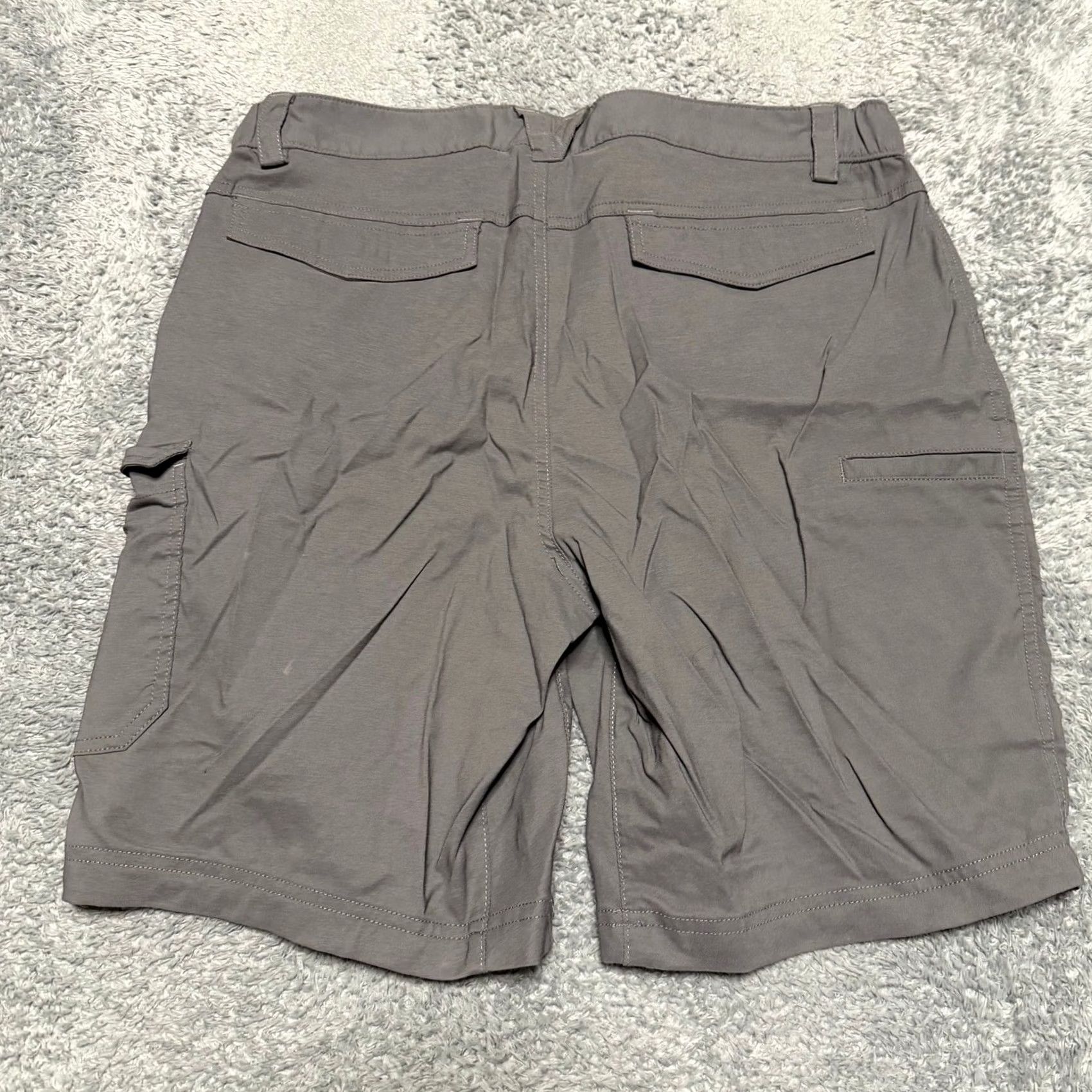 Duluth Trading Company Duluth Trading DuluthFlex Dry on the Fly Shorts Womens 16 Gray Nylon 10" Size 38" / US 16 / IT 52 - 4 Thumbnail