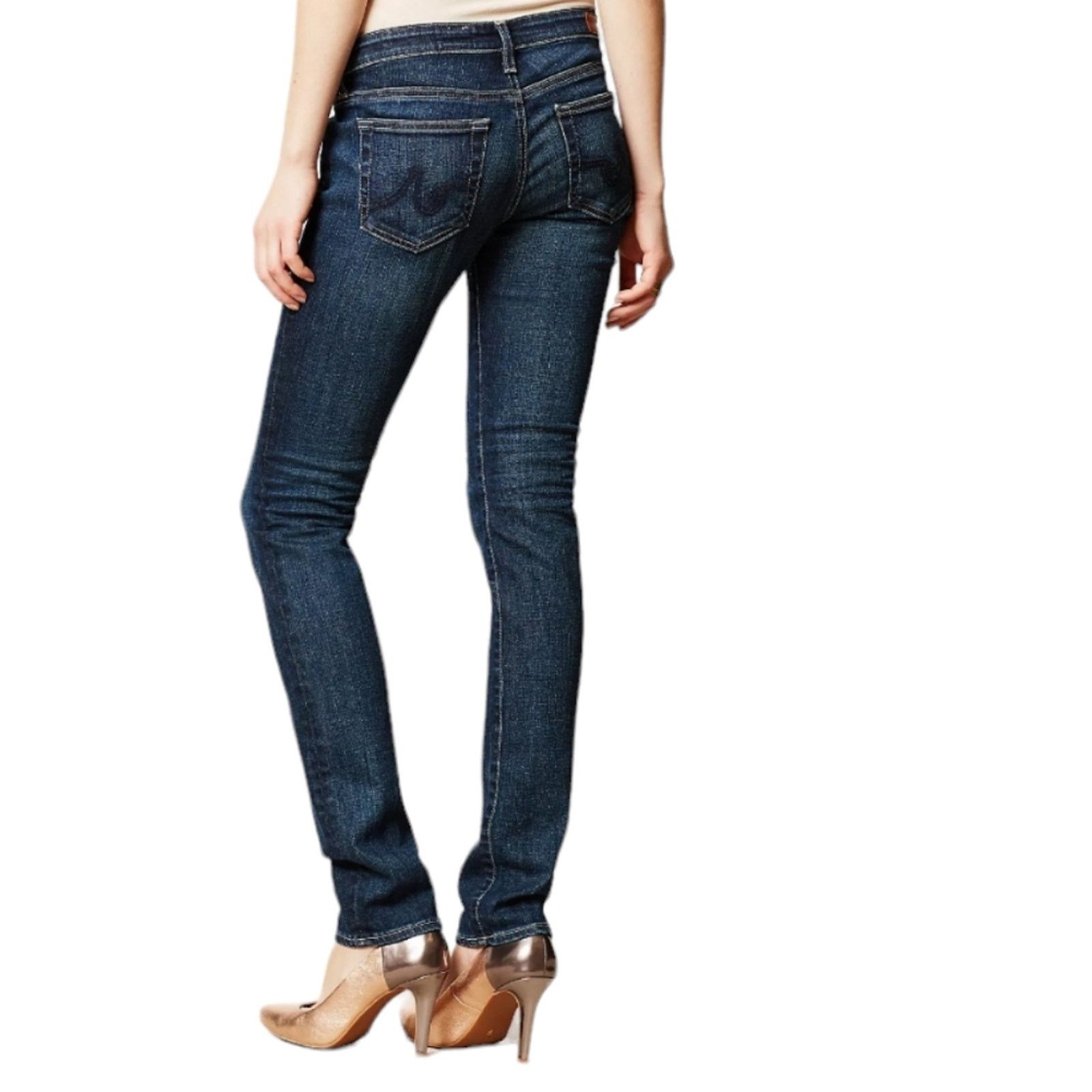 AG Adriano Goldschmied AG Adriano Goldschmied The Aubrey Skinny straight jeans 26 Size 26" / US 2 / IT 38 - 2 Thumbnail