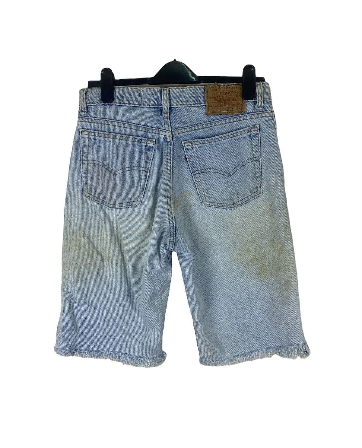 Levi's × Vintage Vintage 90s Thrashed Levis 510 Cutter Short Pants Denim Size US 31 - 9 Thumbnail