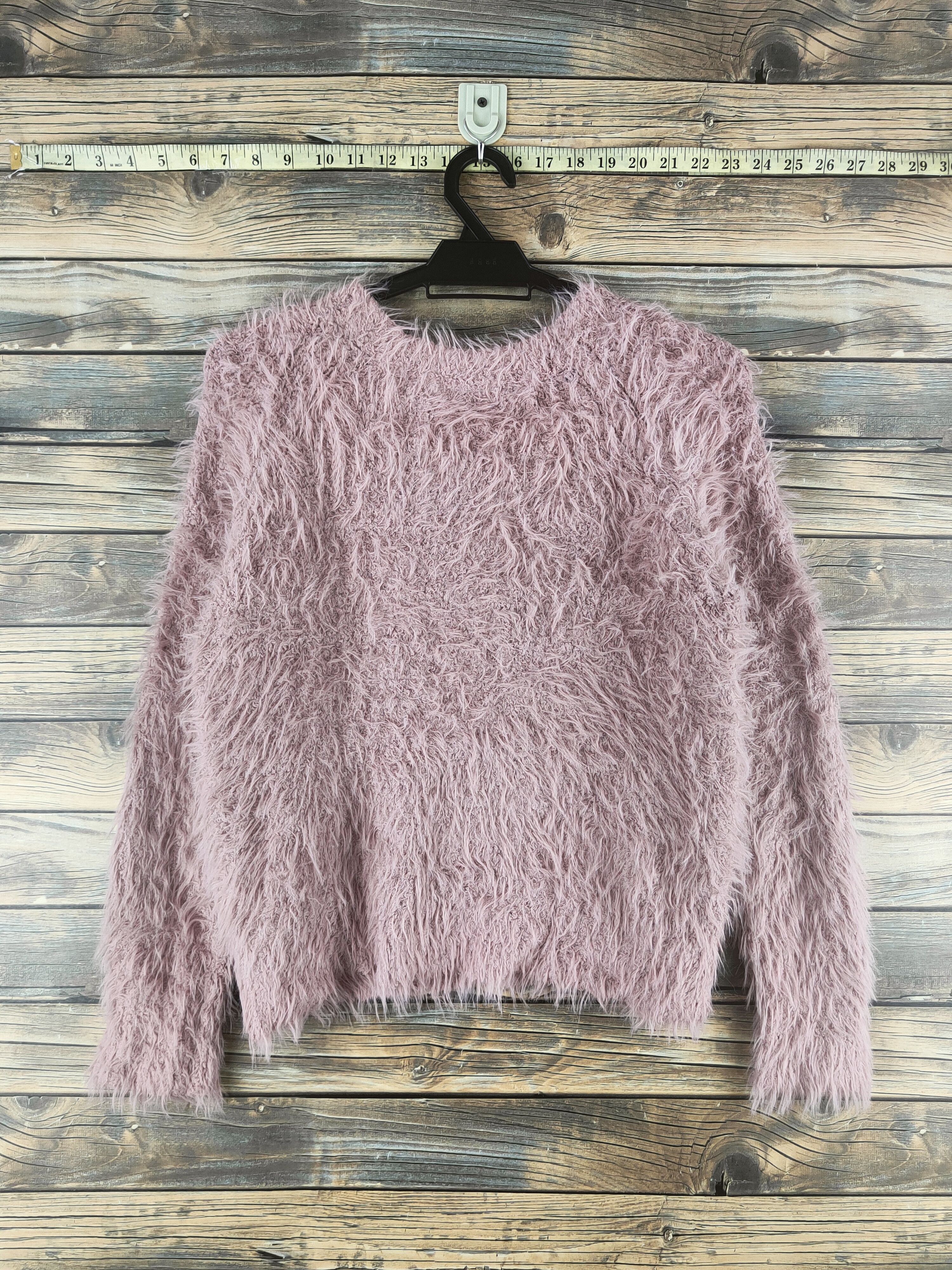 Japanese Brand DL Earth Music & Ecology Pink Fur Mohair Knitwear #46-510 Size US S / EU 44-46 / 1 - 7 Thumbnail