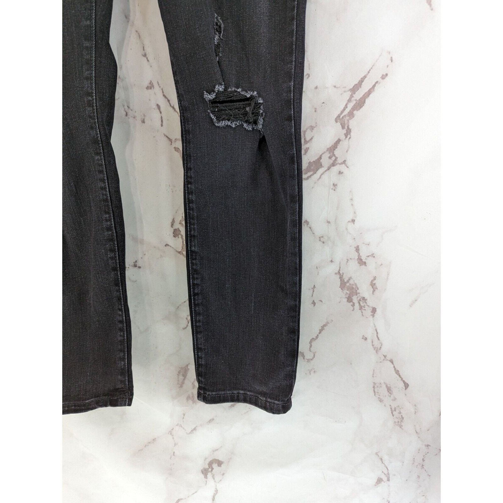 Old Navy Old Navy Jeans Womens 10 X 28 Mid Skinny Denim Distressed Size 32" / US 10 / IT 46 - 4 Thumbnail