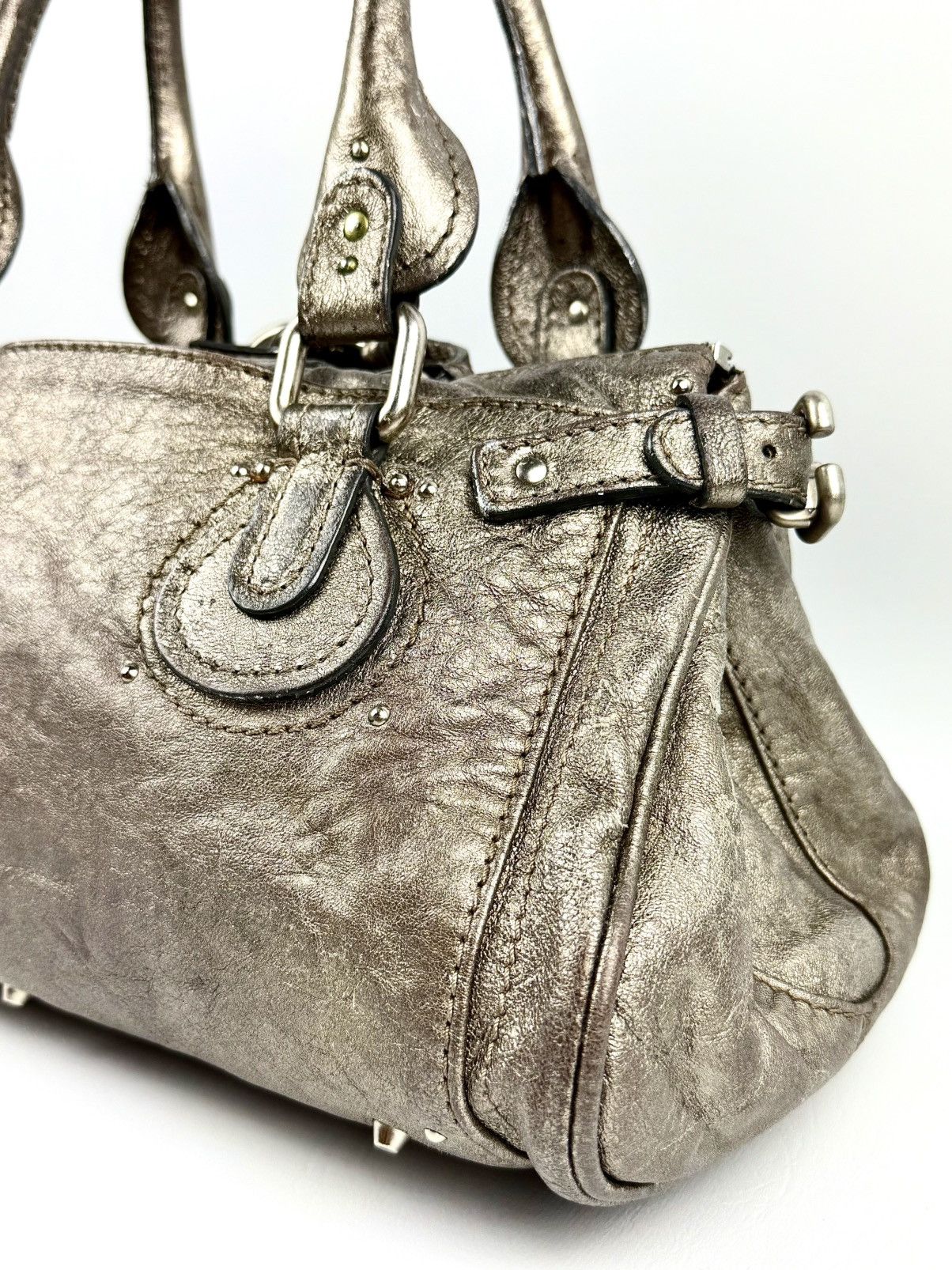 Chloe Chloe - Phoebe Philo - Silver - Swarovski - Paddington Bag Size ONE SIZE - 15 Thumbnail