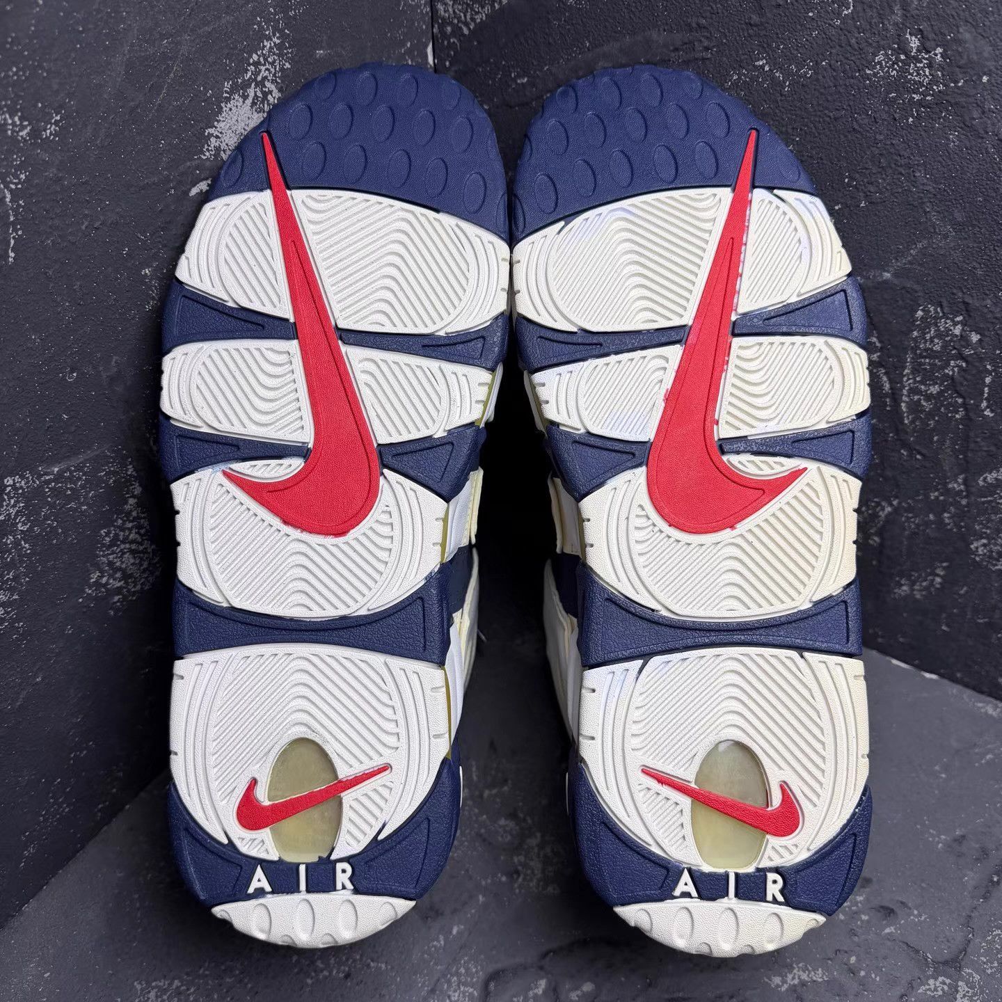 Nike Nike Air More Uptempo Olympic 2012 Navy Q10 Size US 11 / EU 44 - 4 Thumbnail