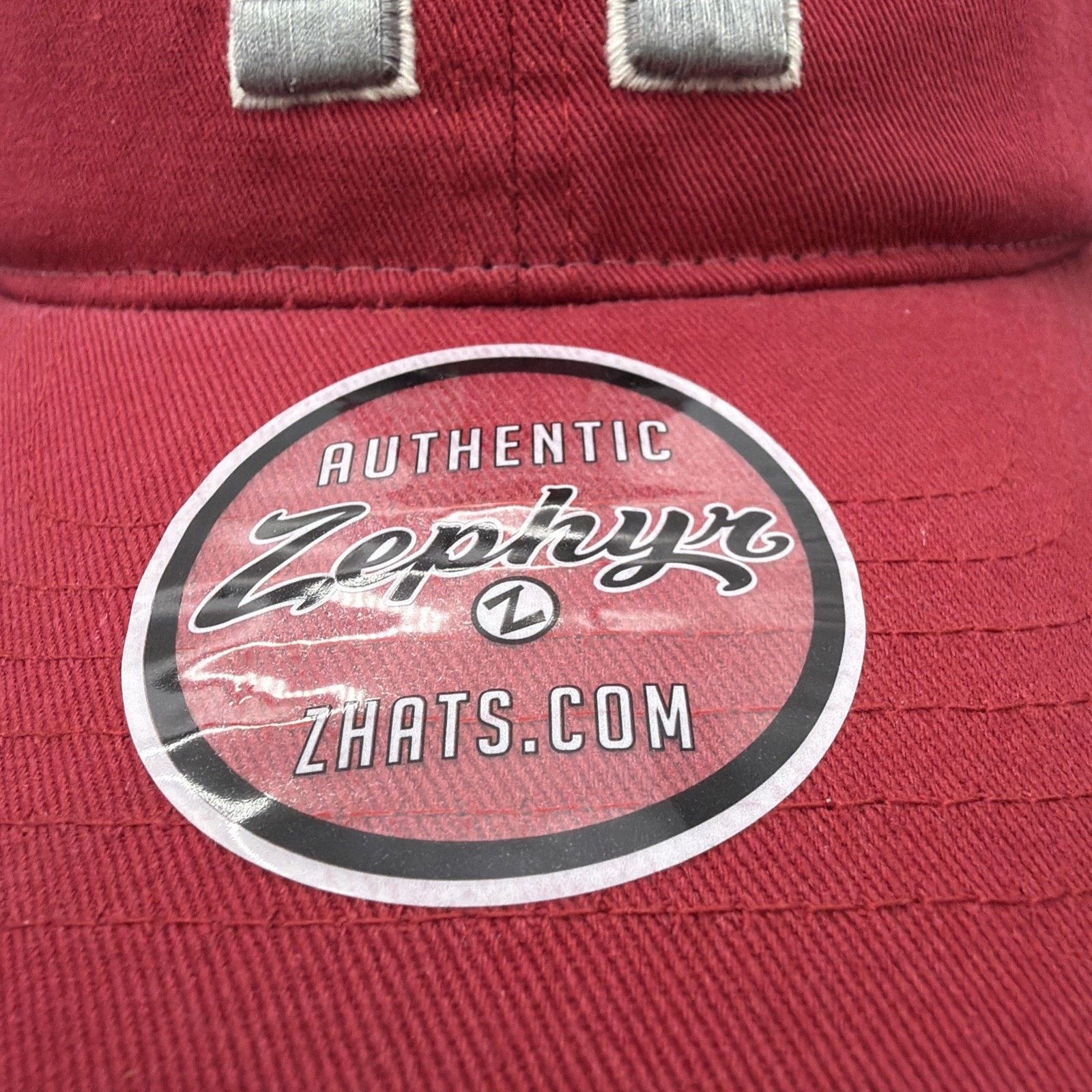Zephyr Rutgers Hat Cap One Size Red Cream Gray SnapBack Zephyr Size ONE SIZE - 2 Thumbnail