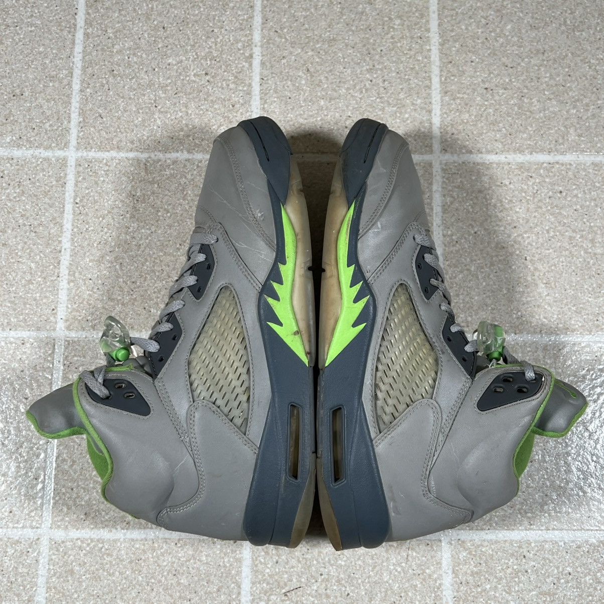 Jordan Brand Nike Air Jordan 5 V Retro Green Bean Silver 3M Size 12 Size US 12 / EU 45 - 7 Thumbnail