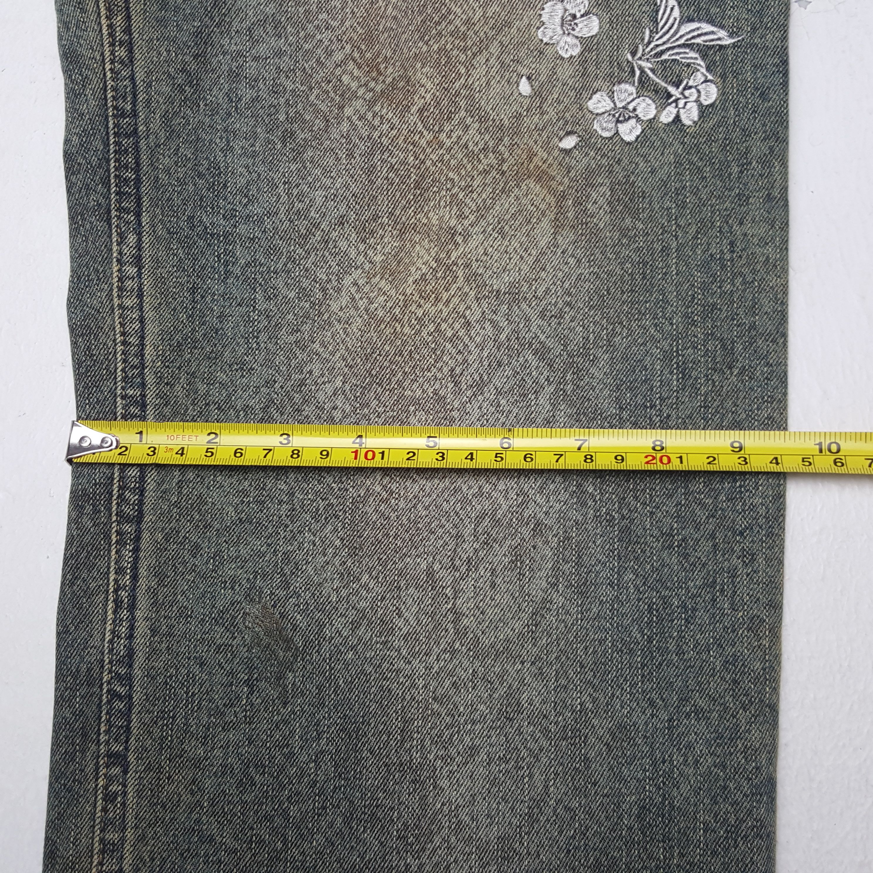 Japanese Brand × Vintage Vintage Karakuri Sukajan Traditional Denim Jeans Size US 31 - 10 Thumbnail