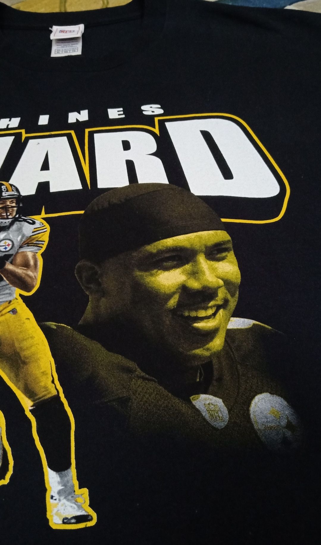 NFL × basketcase gallery Vintage Hines Ward NFL Pittsburgh Steelers T-shirt Size US XL / EU 56 / 4 - 6 Thumbnail