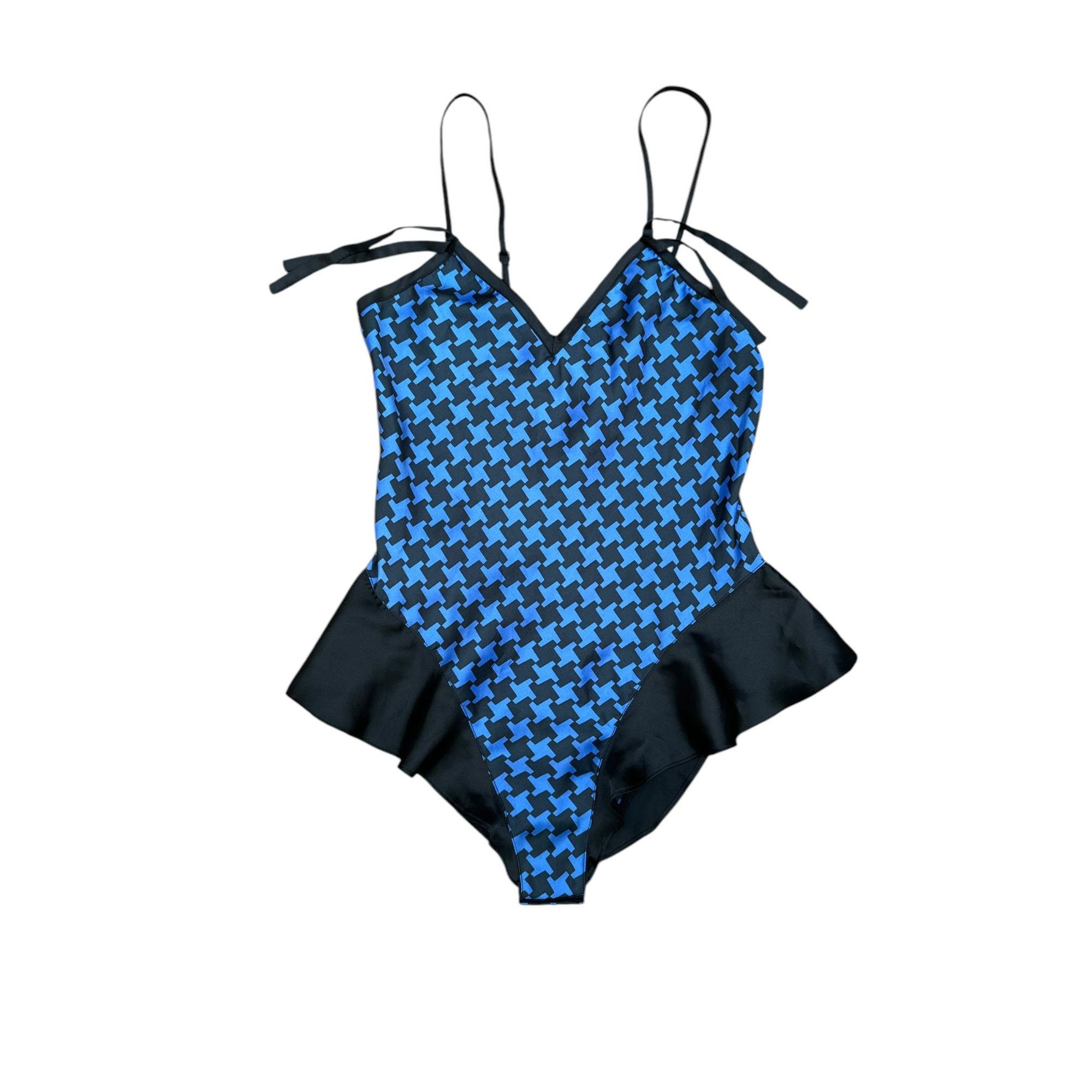 Yves Saint Laurent Electric Blue Bodysuit Swimsuit Size S / US 4 / IT 40 - 1 Thumbnail