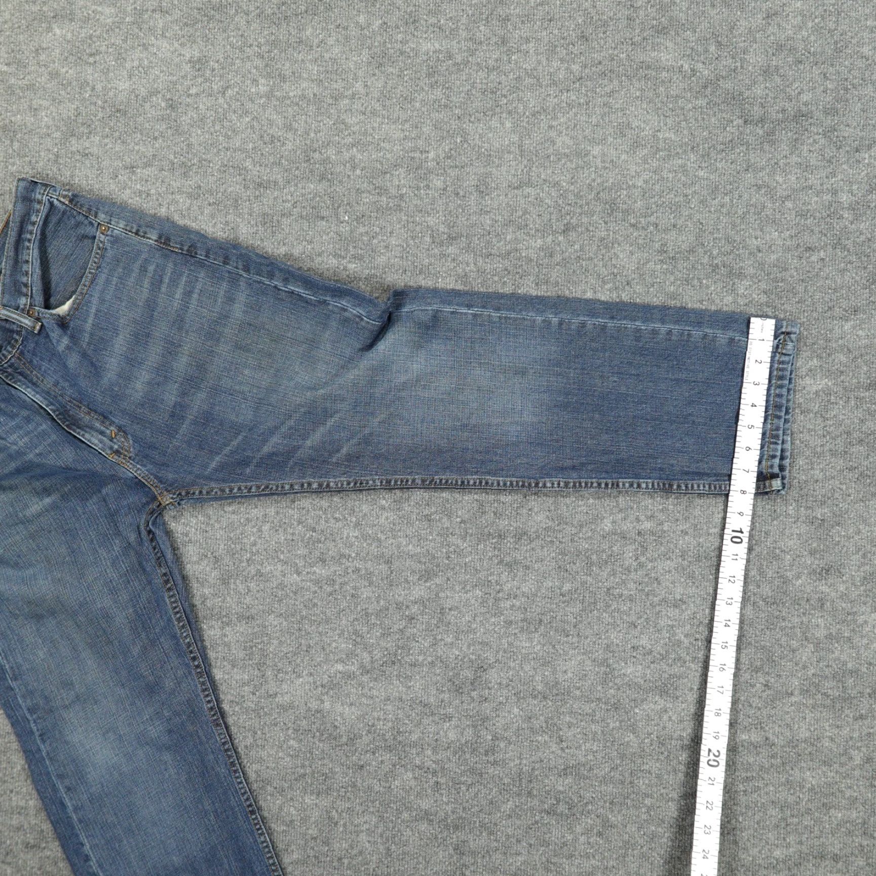 Levi's Levi's 505 Jeans Mens 36x29 Blue Regular Fit Straight Leg 100% Cotton Size US 36 / EU 52 - 6 Thumbnail