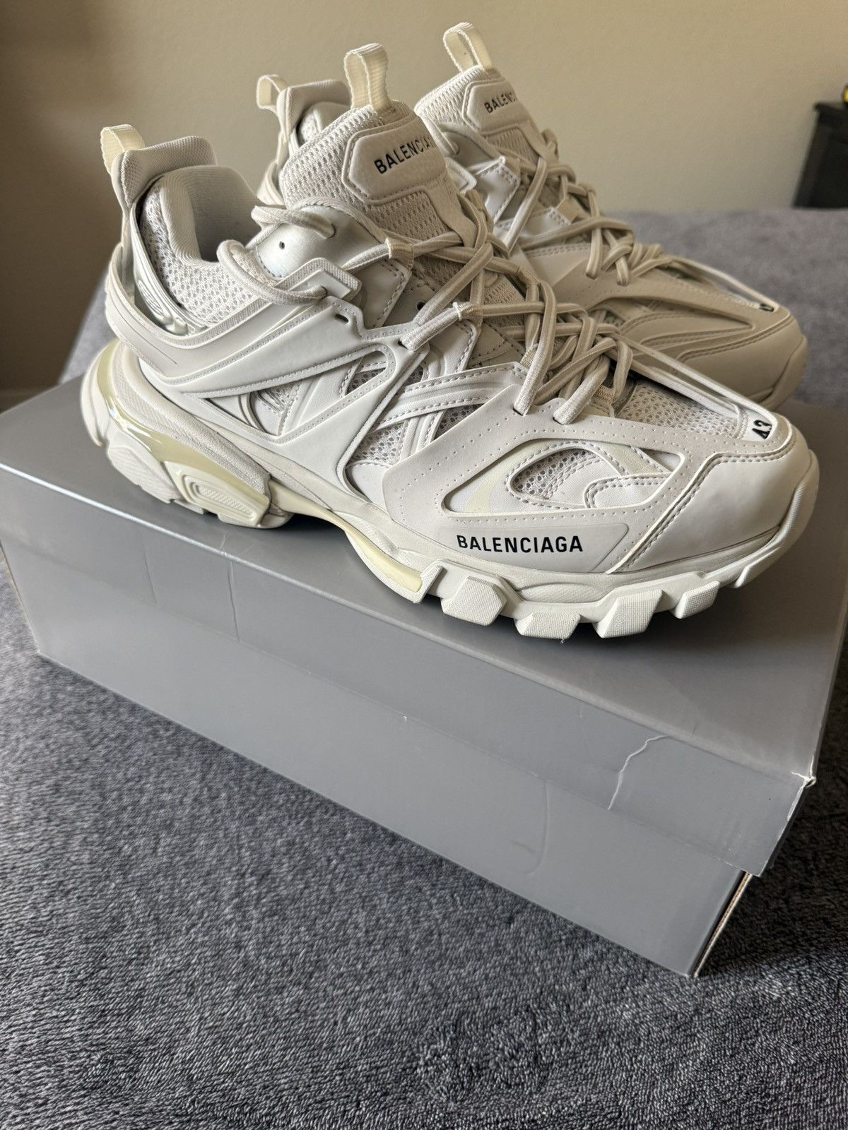 Balenciaga Balenciaga Track white Size US 10 / EU 43 - 1 Thumbnail