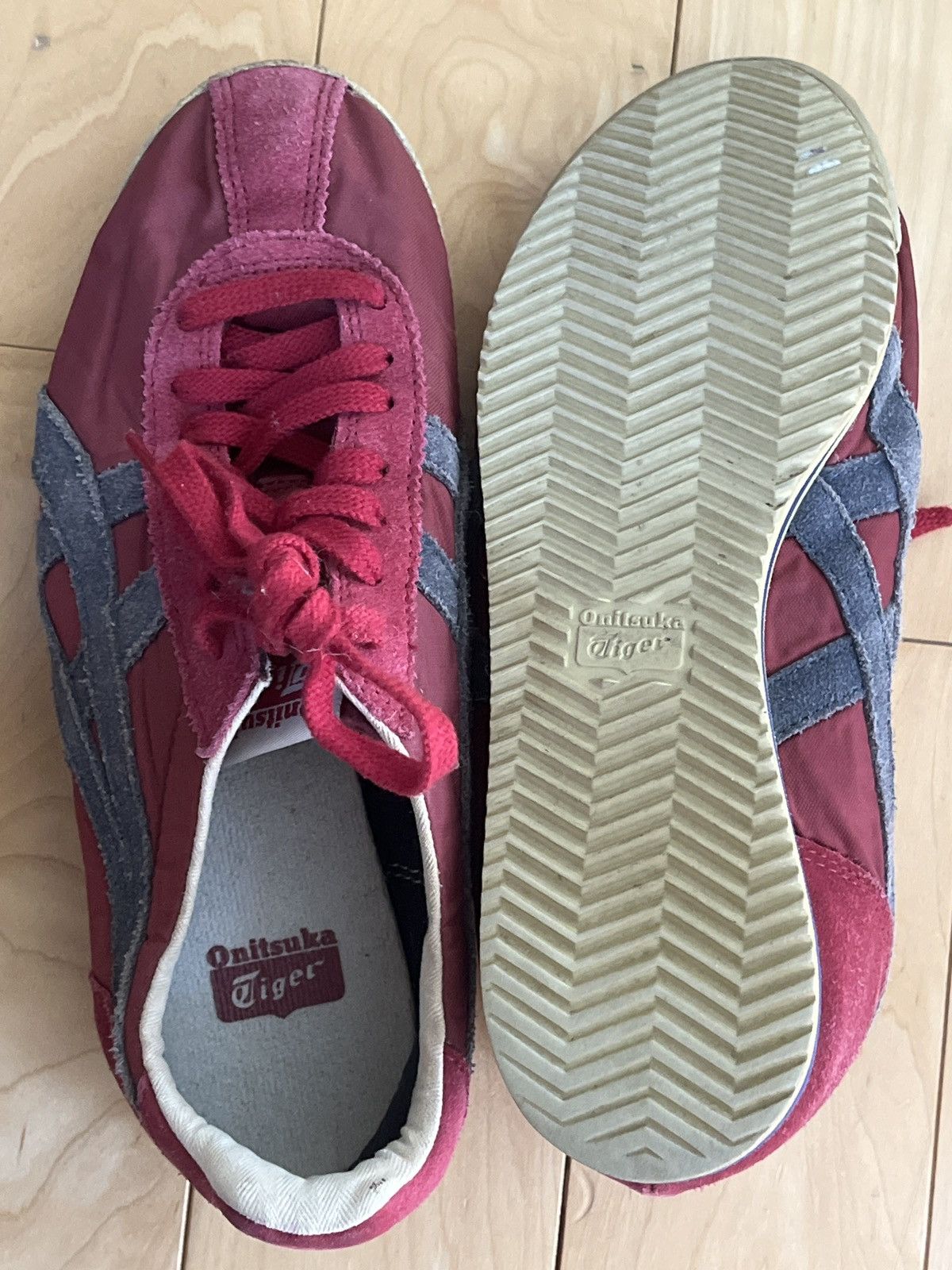 Asics × Japanese Brand × Onitsuka Tiger onitsuka tiger red/blue sneakers Size US 7 / IT 37 - 4 Thumbnail