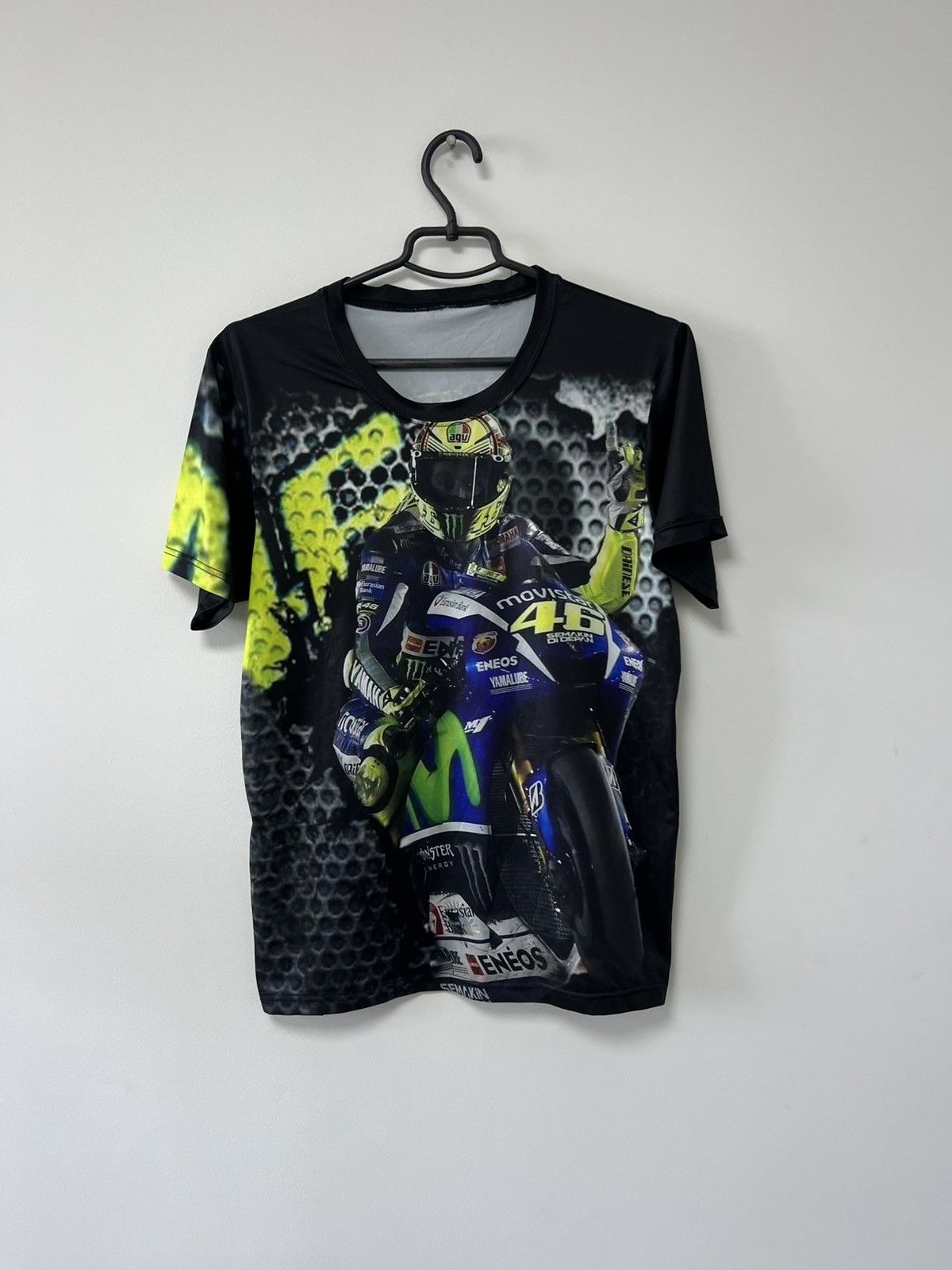 Vintage Valentino Rossi Racing VR46 Jersey Yamaha Motorcycle sz M Size US M / EU 48-50 / 2 - 1 Thumbnail