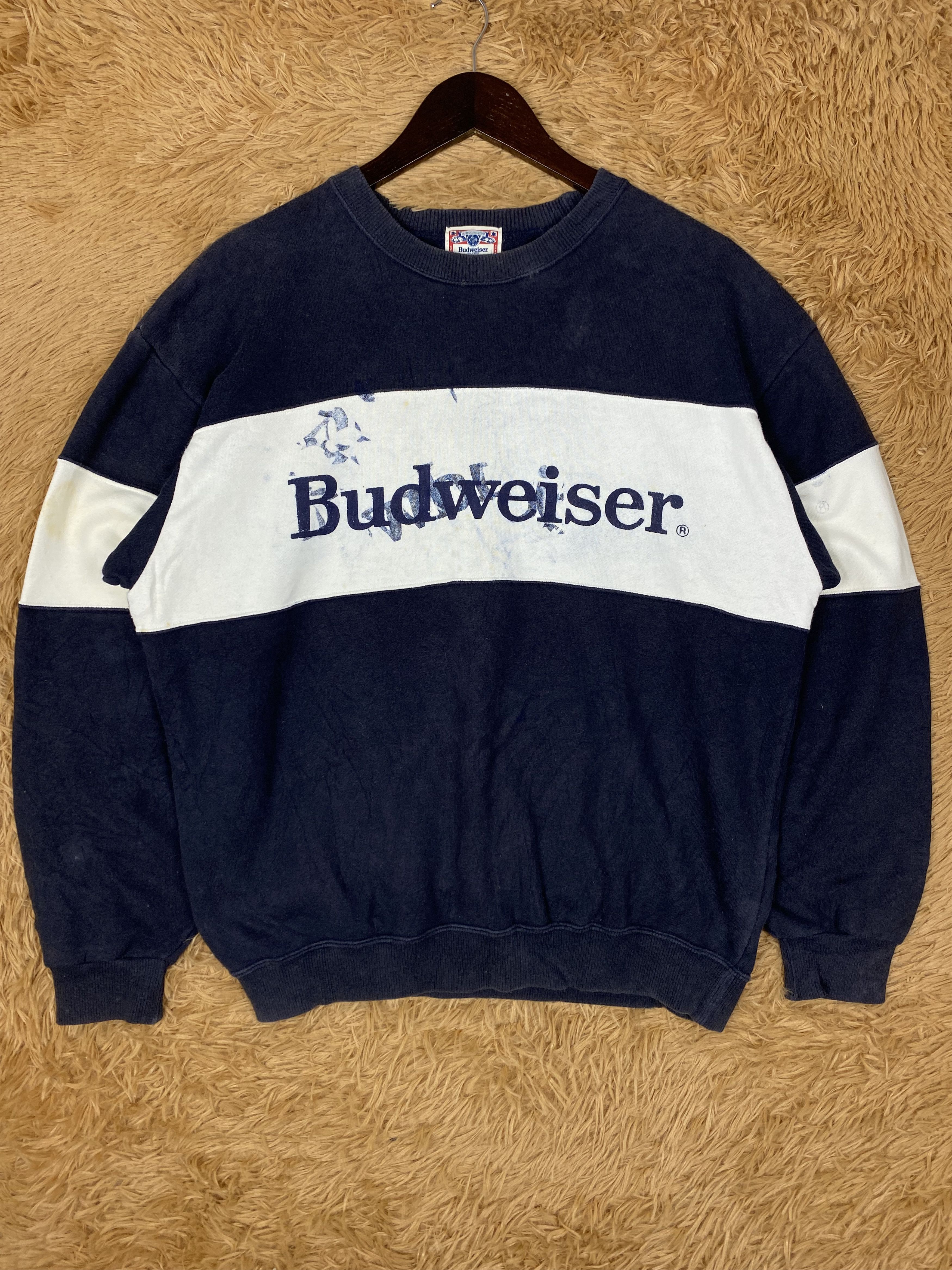 Vintage Vintage Budweiser Sweatshirts PS0306 Size US M / EU 48-50 / 2 - 1 Thumbnail
