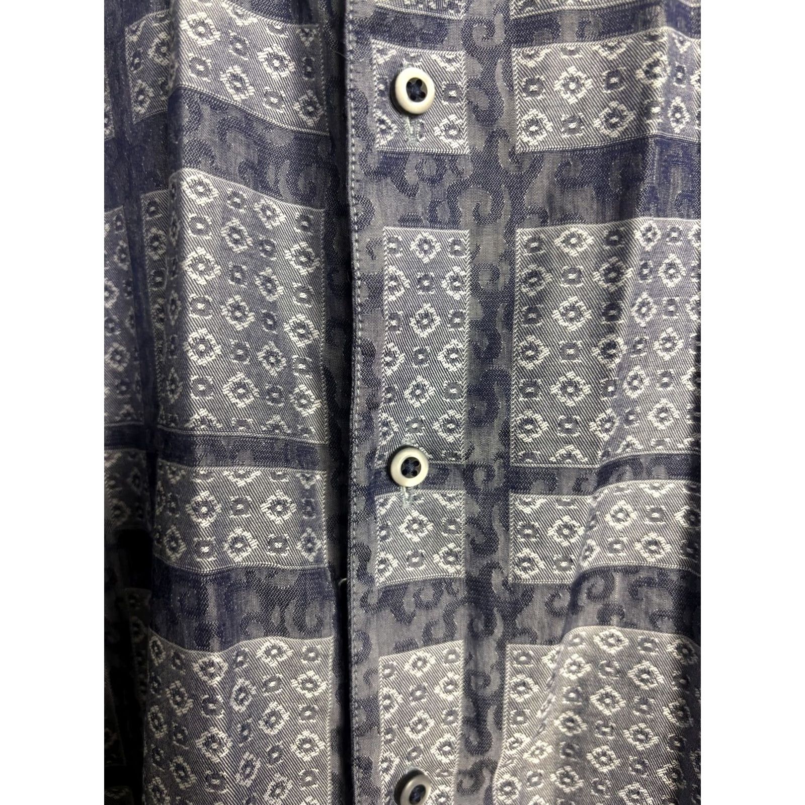 Robert Graham Robert Graham Button-Up Shirt Patchwork Paisley XL Multicolor Mens Long Sleeve Casual Button-Down Shirt Size XL / US 12-14 / IT 48-50 - 3 Thumbnail