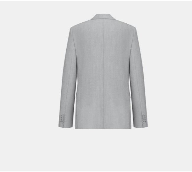 Dior o1w1db10425 493C202 Classic Jacket in Grey Size US L / EU 52-54 / 3 - 2 Thumbnail