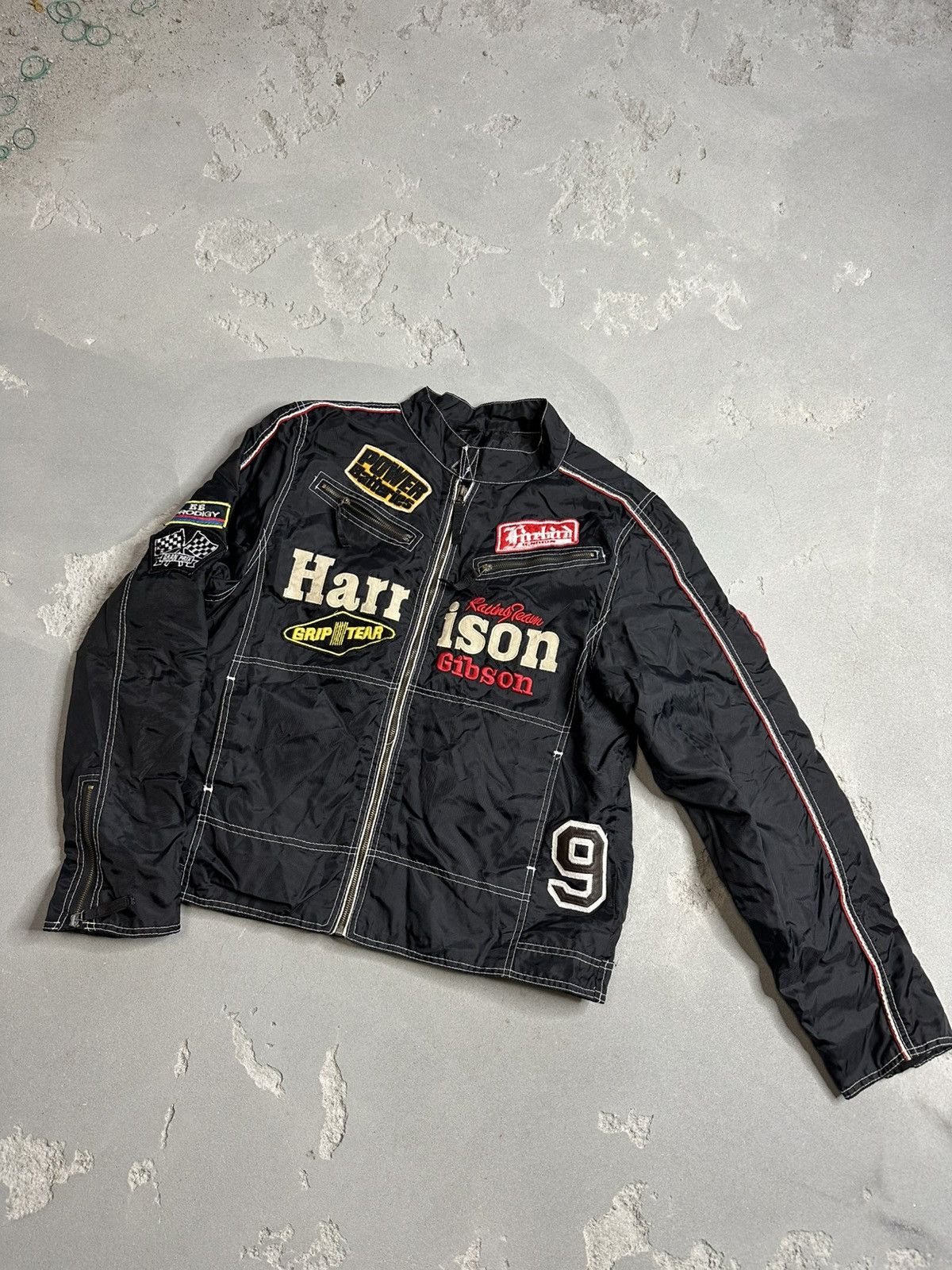 Vintage Harrison Gibson Vintage Y2K Racing Jacket Nascar Moto F1 Size US L / EU 52-54 / 3 - 4 Thumbnail