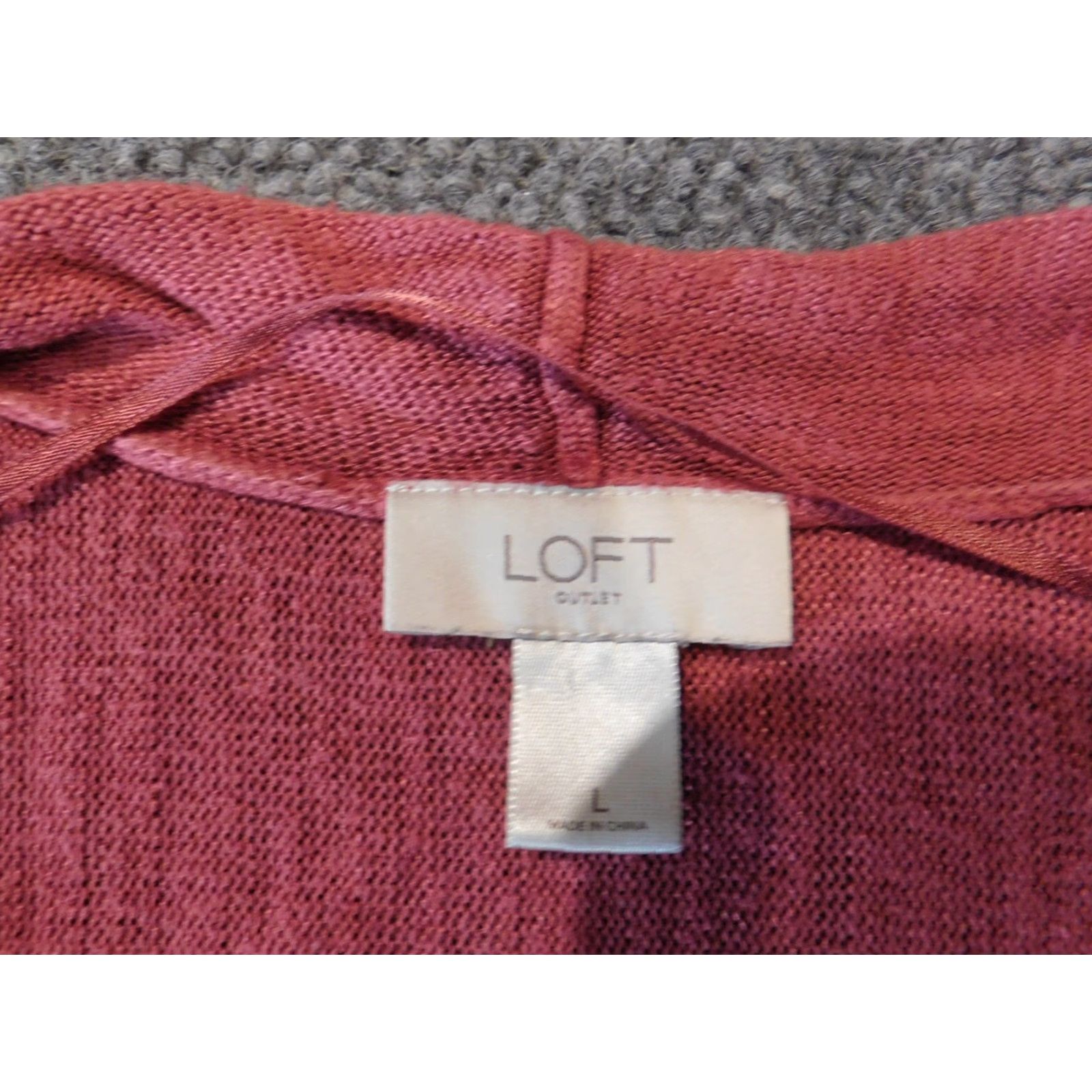 Loft Ann Taylor Loft Womens Cardigan Large Pink Knit Rib Knit Long Sleeve Crew Neck Stretch Regular Size L Outlet Casual Womens Cardigan Size L / US 10 / IT 46 - 4 Thumbnail