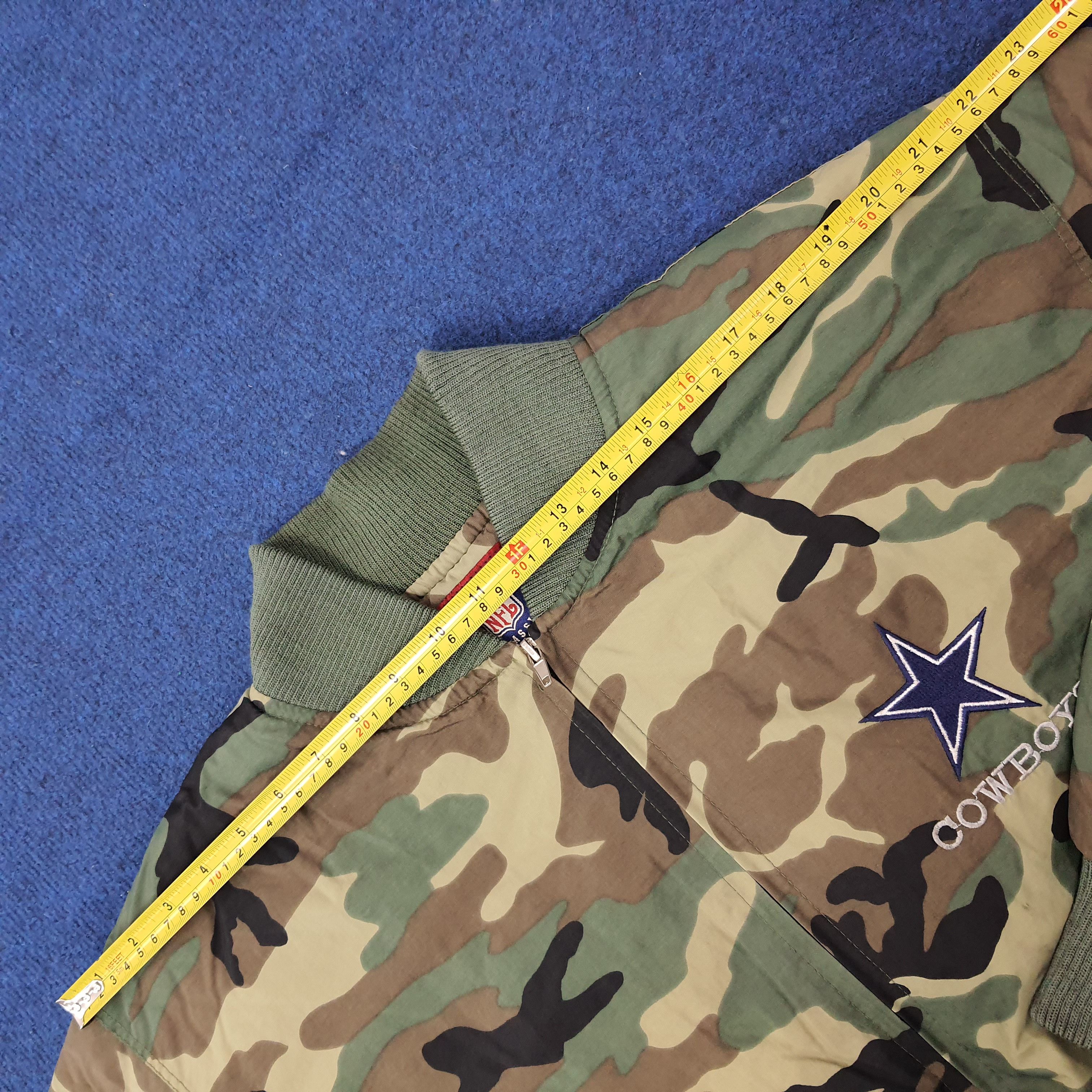 NFL Vintage NFL Cowboys Football Team Bomber Jacket C250N7 Size US XXL / EU 58 / 5 - 9 Thumbnail